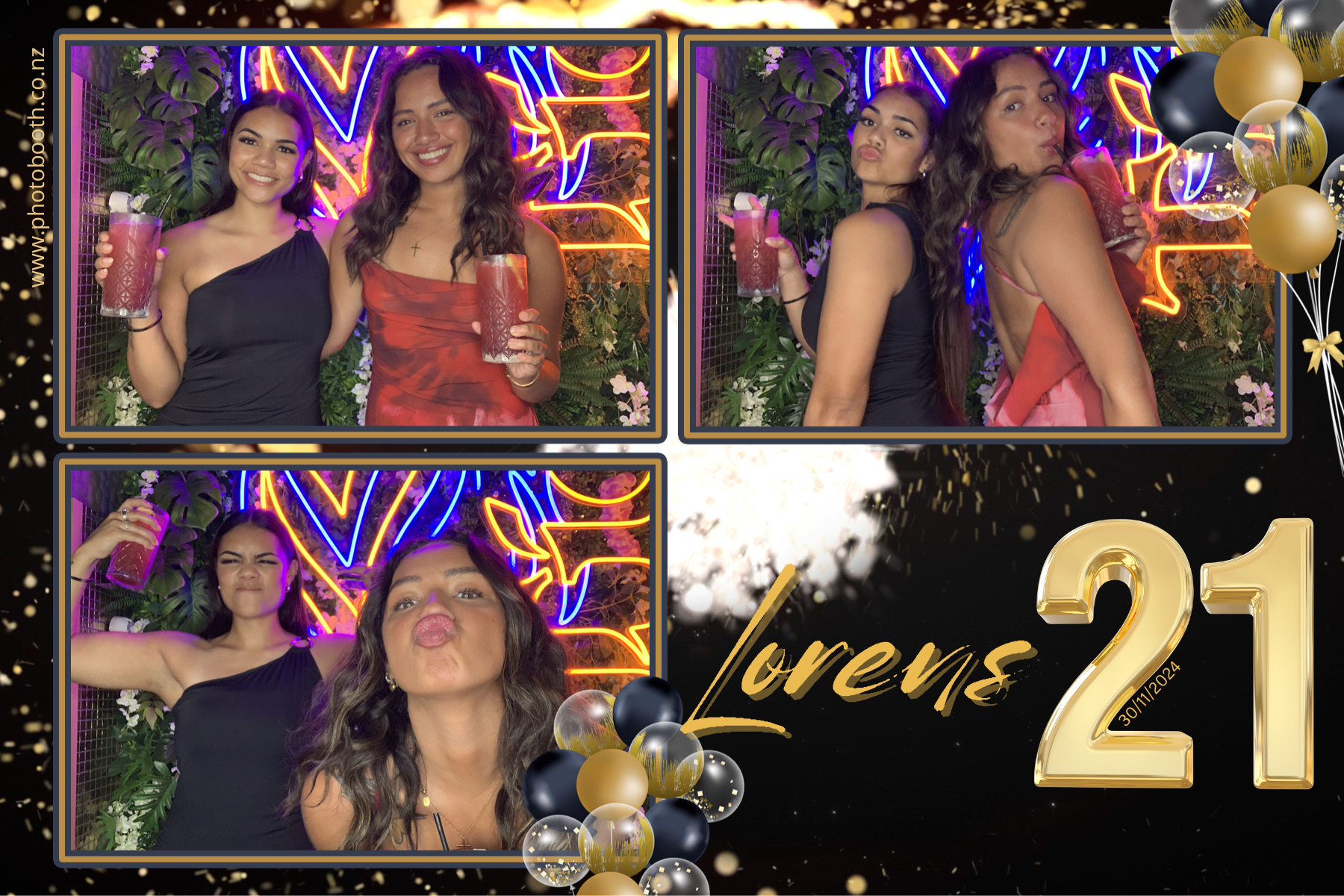 Lorens 21st | View more photos from the event at gallery.photobooth.co.nz/u/SelfieCentral/Lorens-21st
