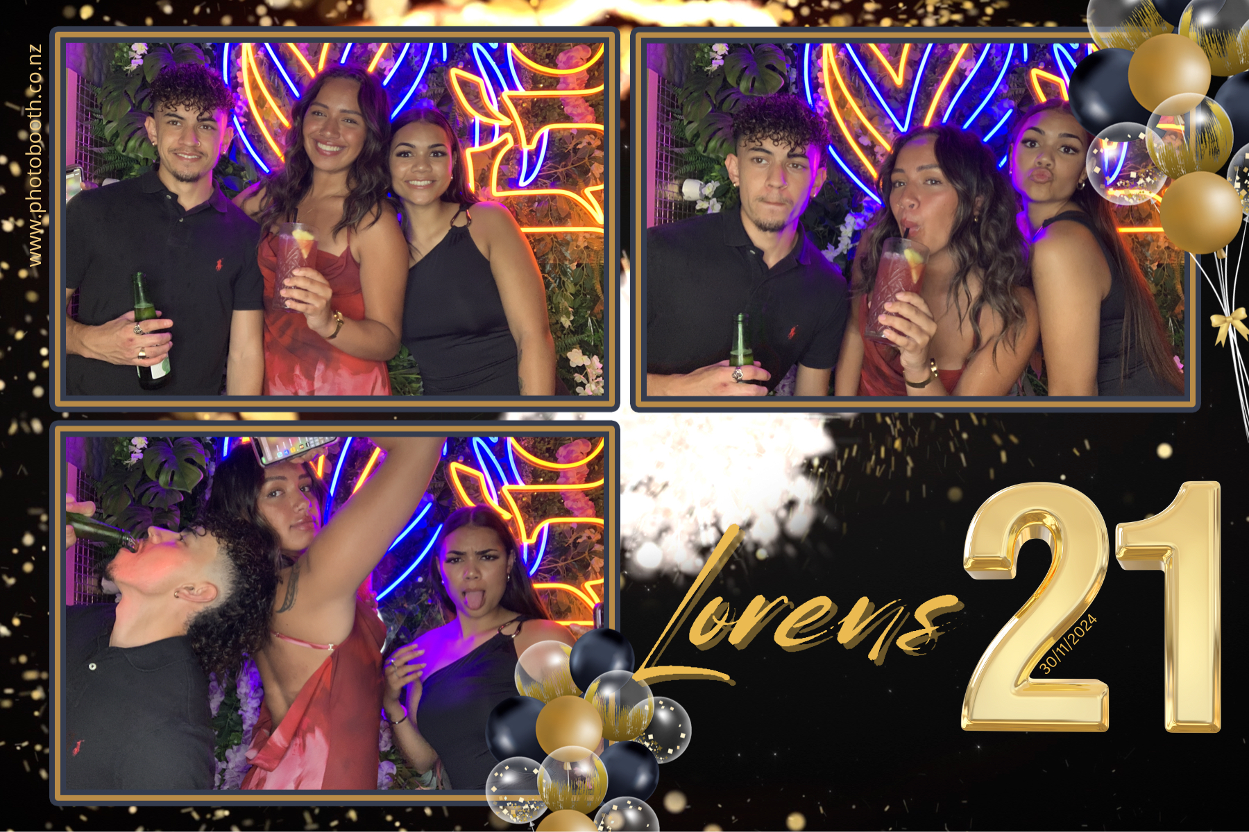Lorens 21st | View more photos from the event at gallery.photobooth.co.nz/u/SelfieCentral/Lorens-21st