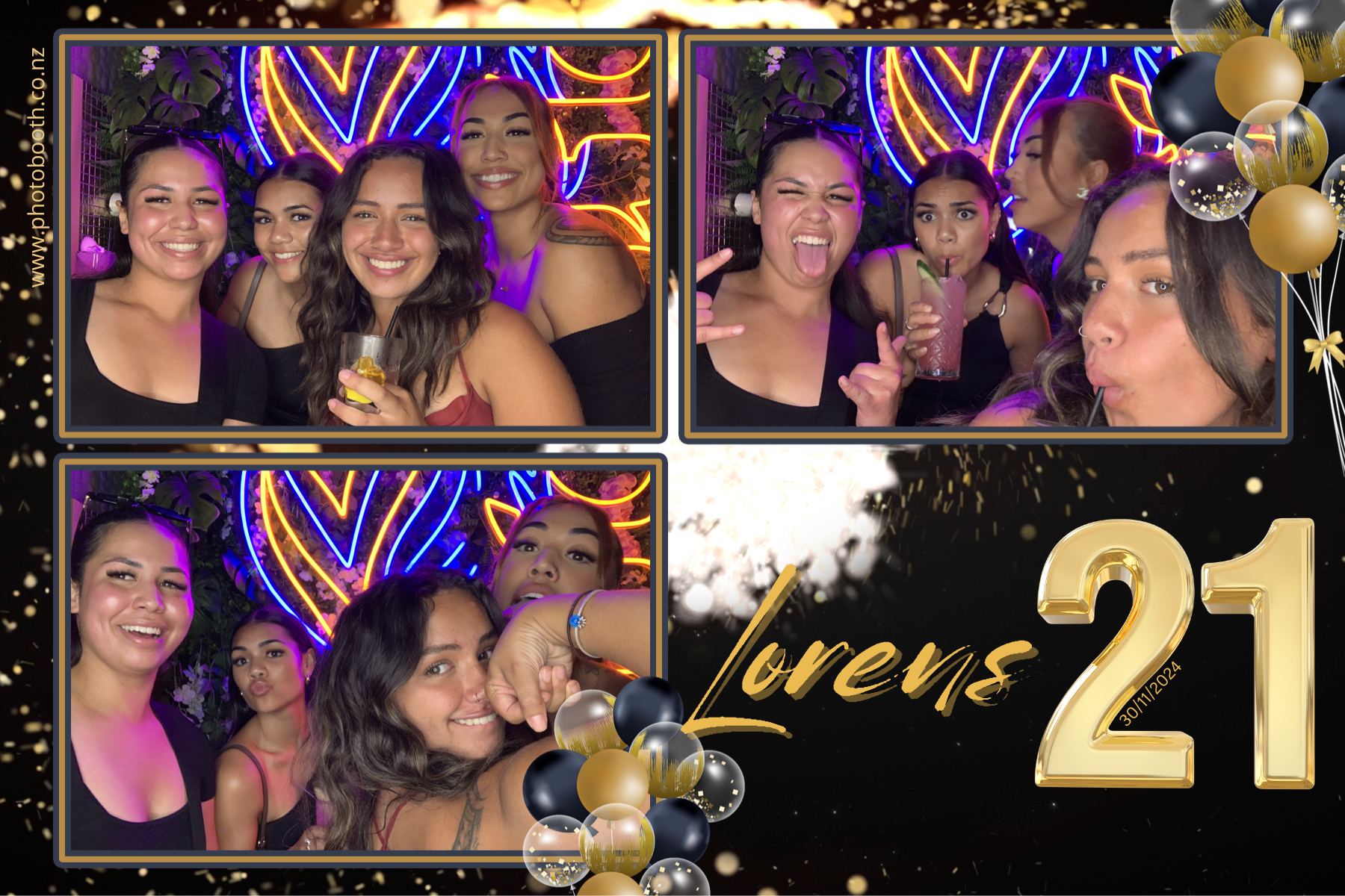 Lorens 21st | View more photos from the event at gallery.photobooth.co.nz/u/SelfieCentral/Lorens-21st