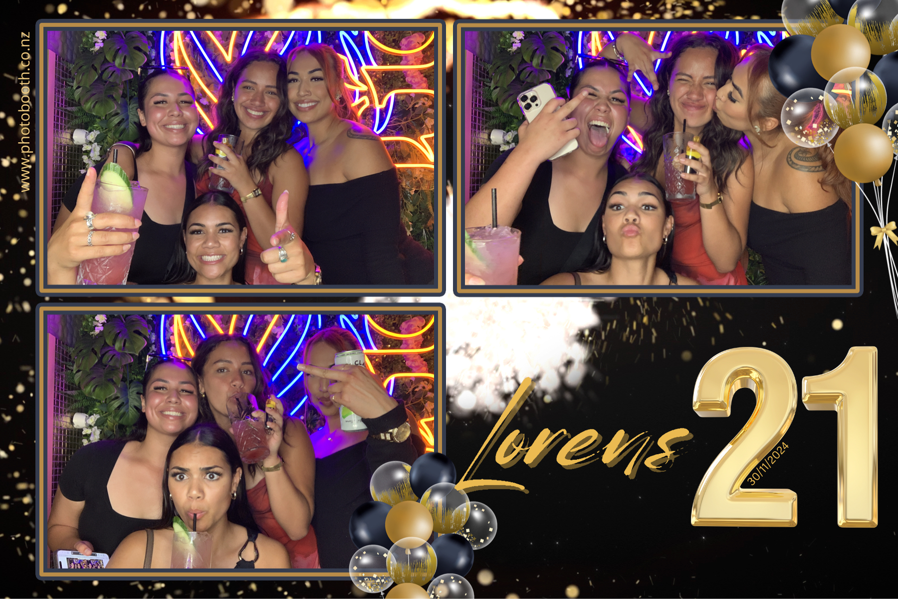 Lorens 21st | View more photos from the event at gallery.photobooth.co.nz/u/SelfieCentral/Lorens-21st