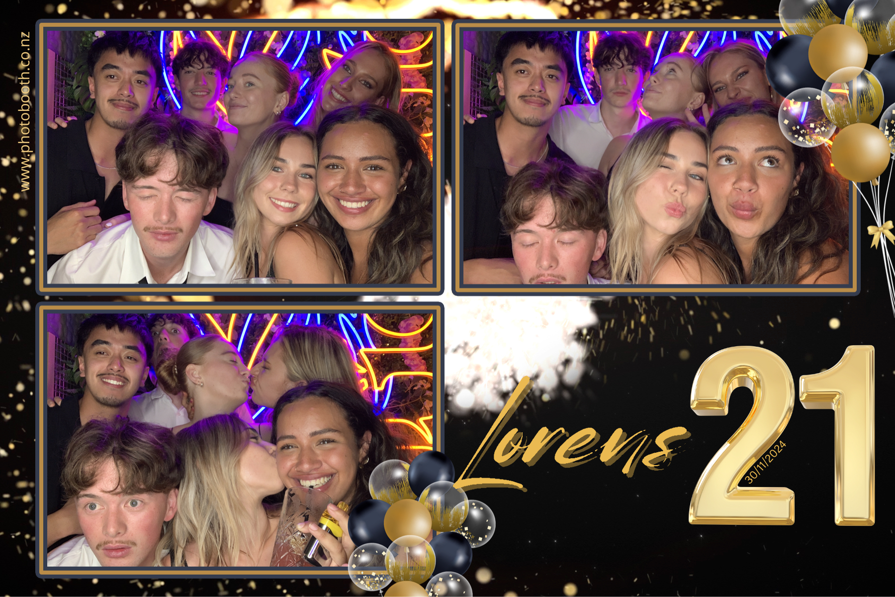 Lorens 21st | View more photos from the event at gallery.photobooth.co.nz/u/SelfieCentral/Lorens-21st