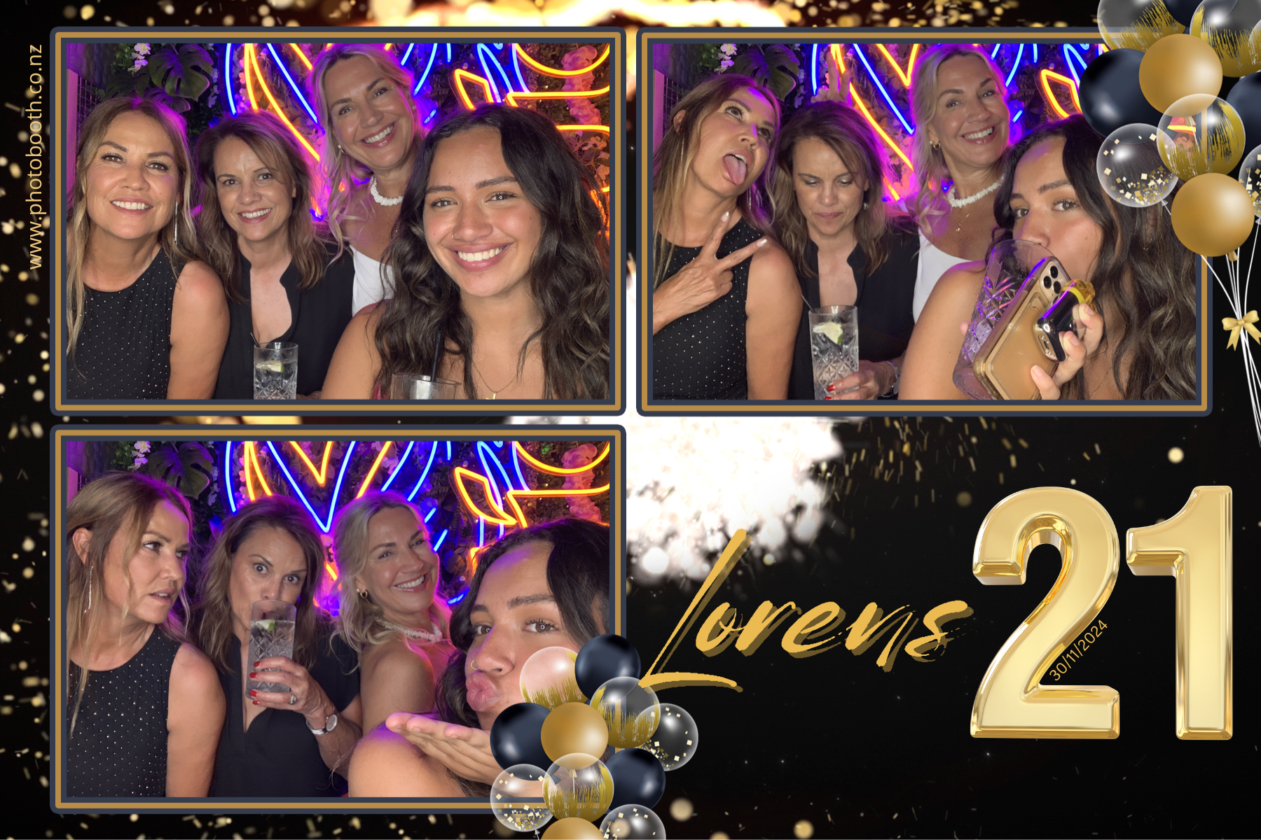 Lorens 21st | View more photos from the event at gallery.photobooth.co.nz/u/SelfieCentral/Lorens-21st