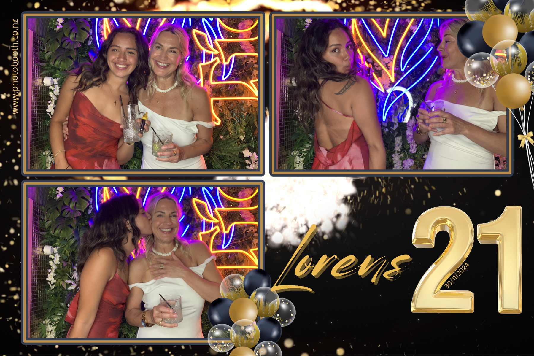 Lorens 21st | View more photos from the event at gallery.photobooth.co.nz/u/SelfieCentral/Lorens-21st