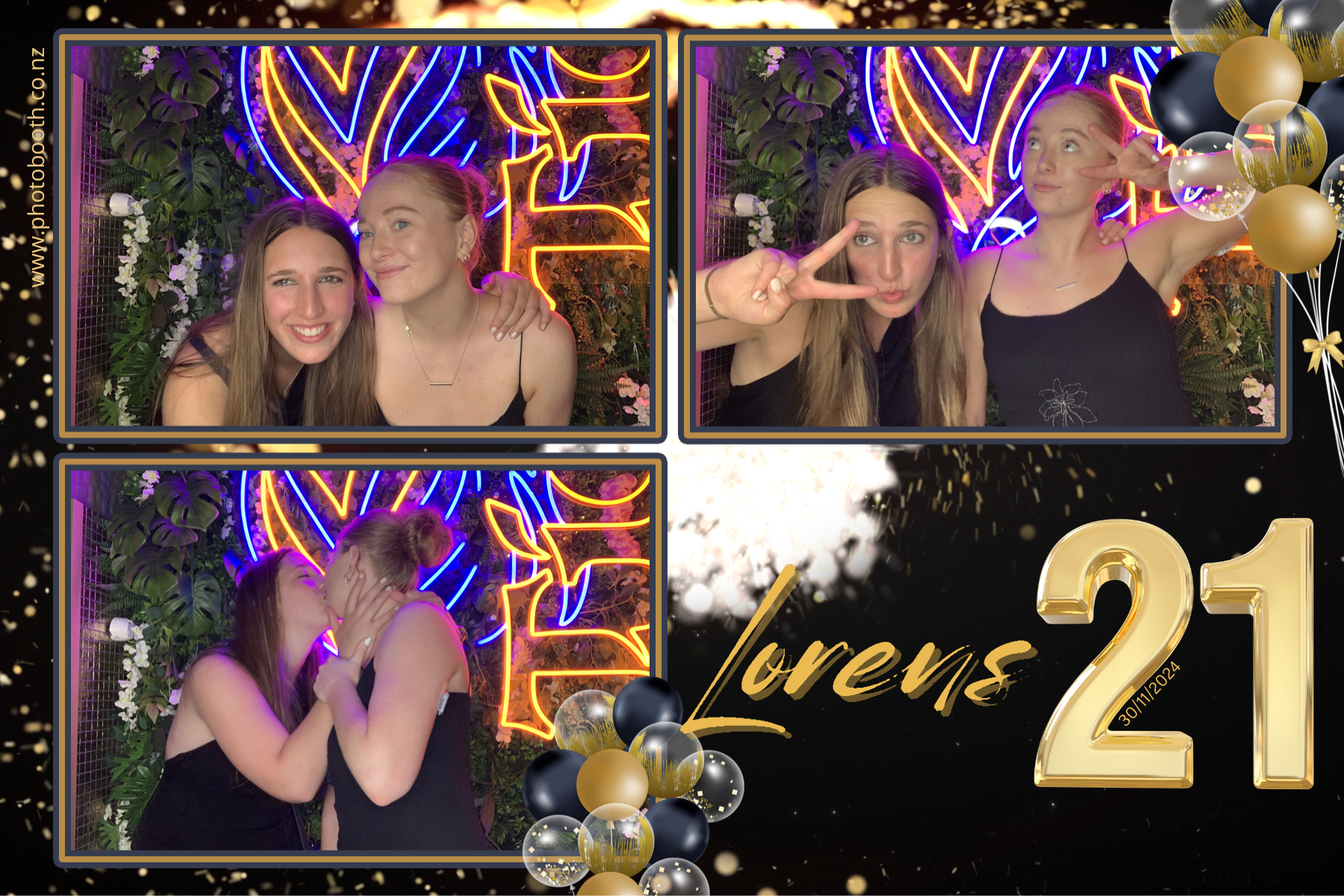 Lorens 21st | View more photos from the event at gallery.photobooth.co.nz/u/SelfieCentral/Lorens-21st