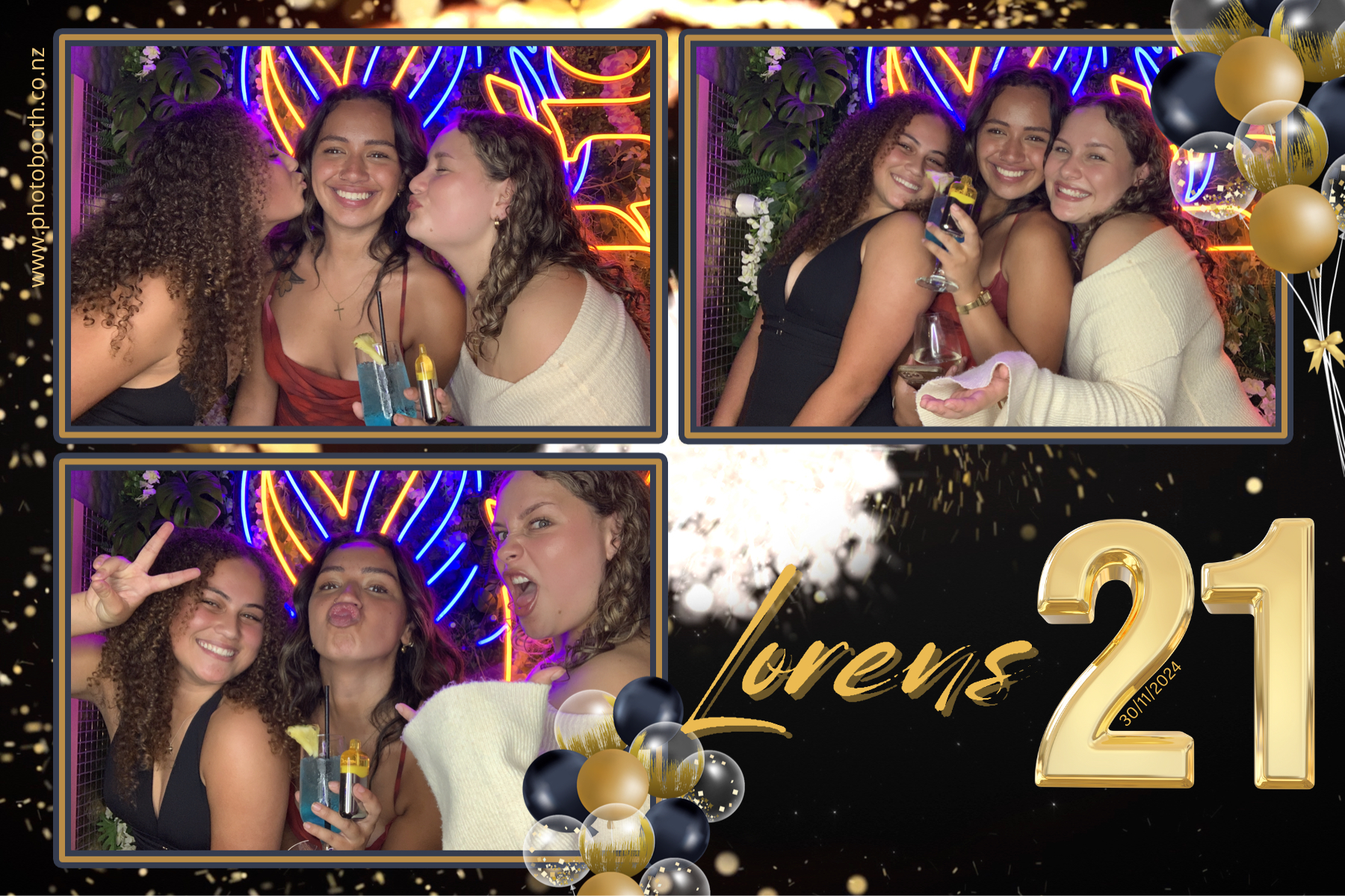 Lorens 21st | View more photos from the event at gallery.photobooth.co.nz/u/SelfieCentral/Lorens-21st