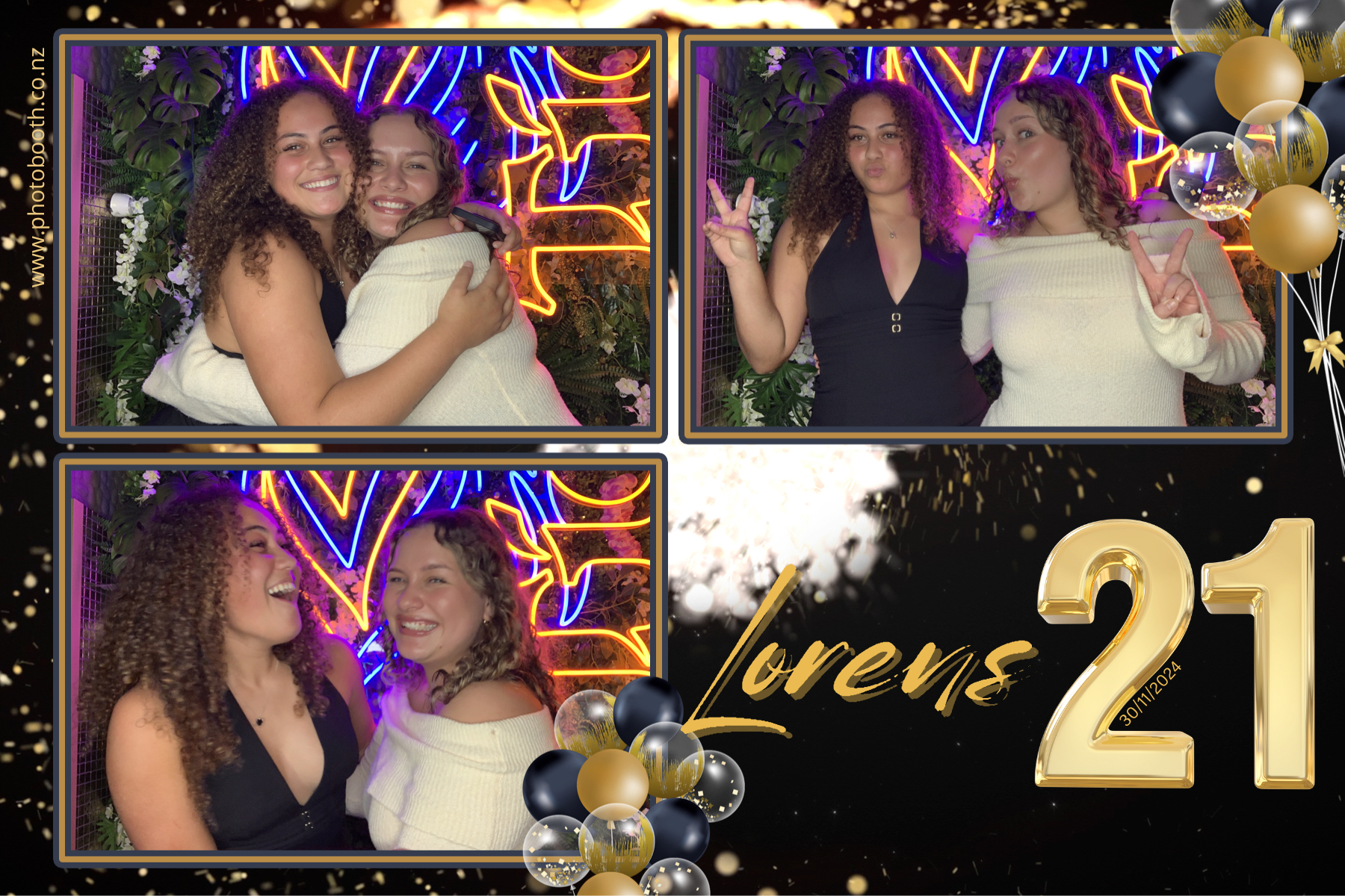 Lorens 21st | View more photos from the event at gallery.photobooth.co.nz/u/SelfieCentral/Lorens-21st