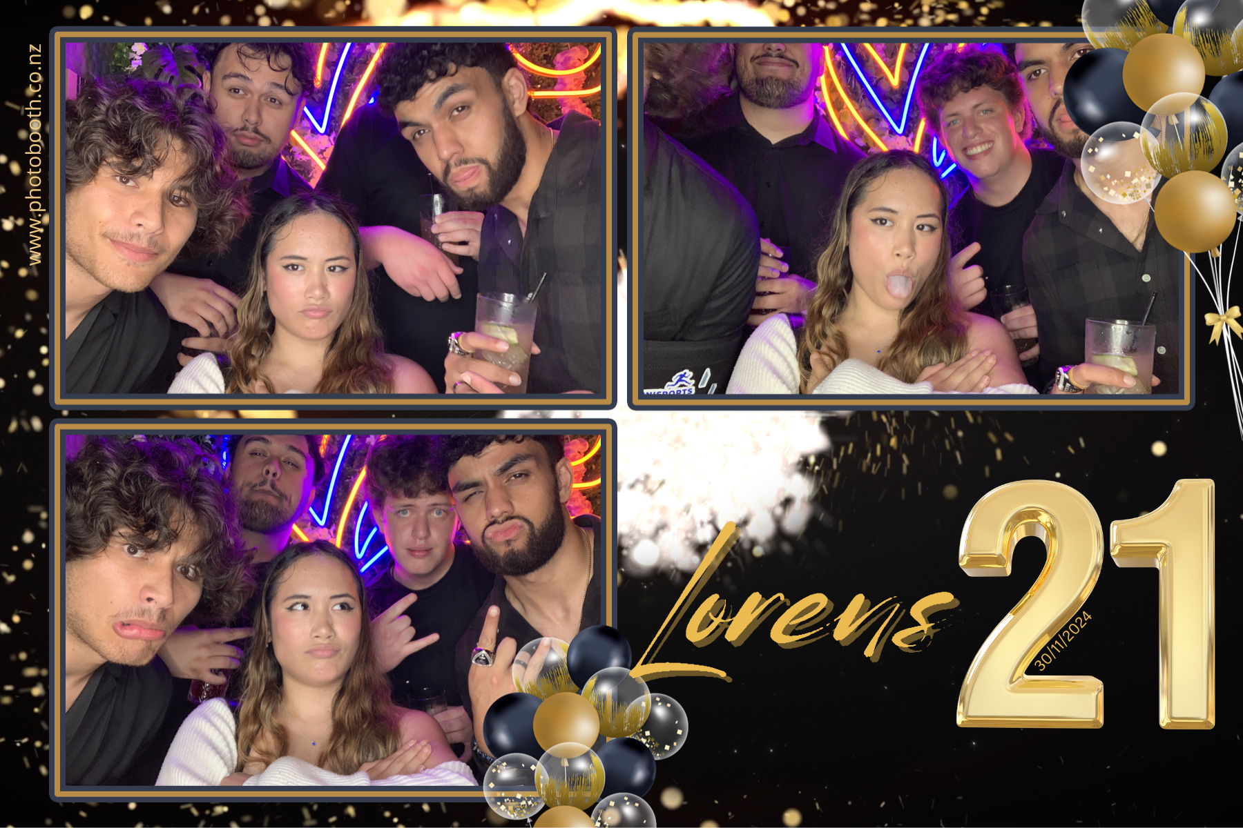 Lorens 21st | View more photos from the event at gallery.photobooth.co.nz/u/SelfieCentral/Lorens-21st