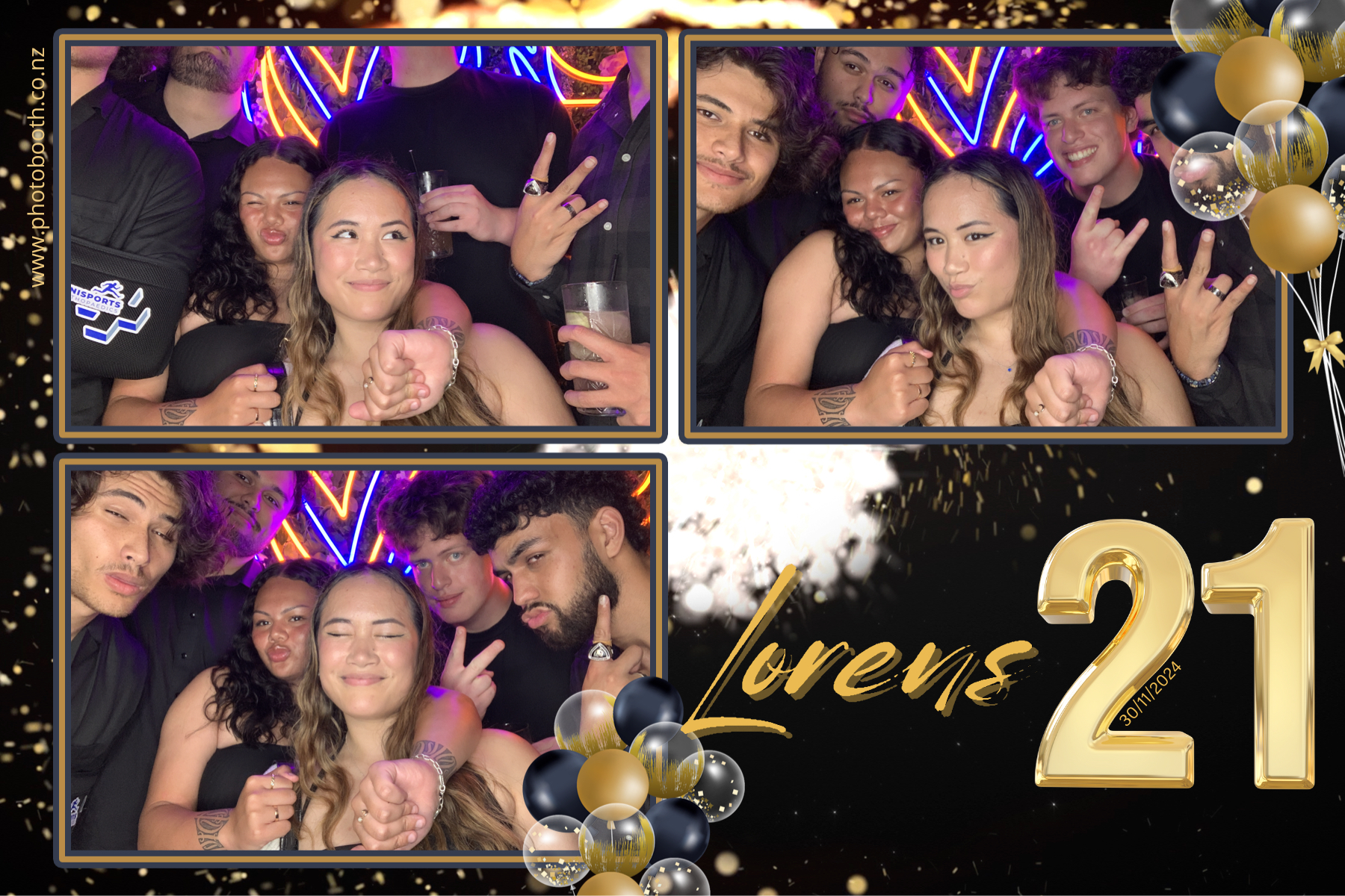 Lorens 21st | View more photos from the event at gallery.photobooth.co.nz/u/SelfieCentral/Lorens-21st