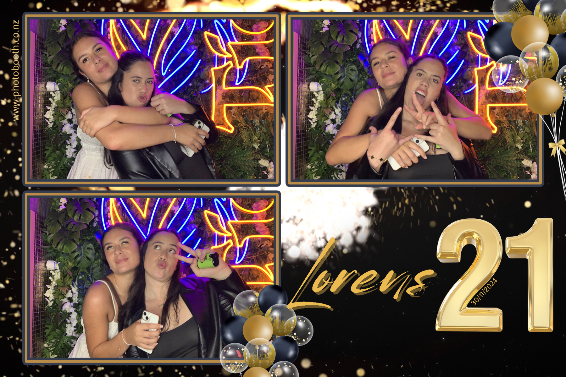 Lorens 21st | View more photos from the event at gallery.photobooth.co.nz/u/SelfieCentral/Lorens-21st
