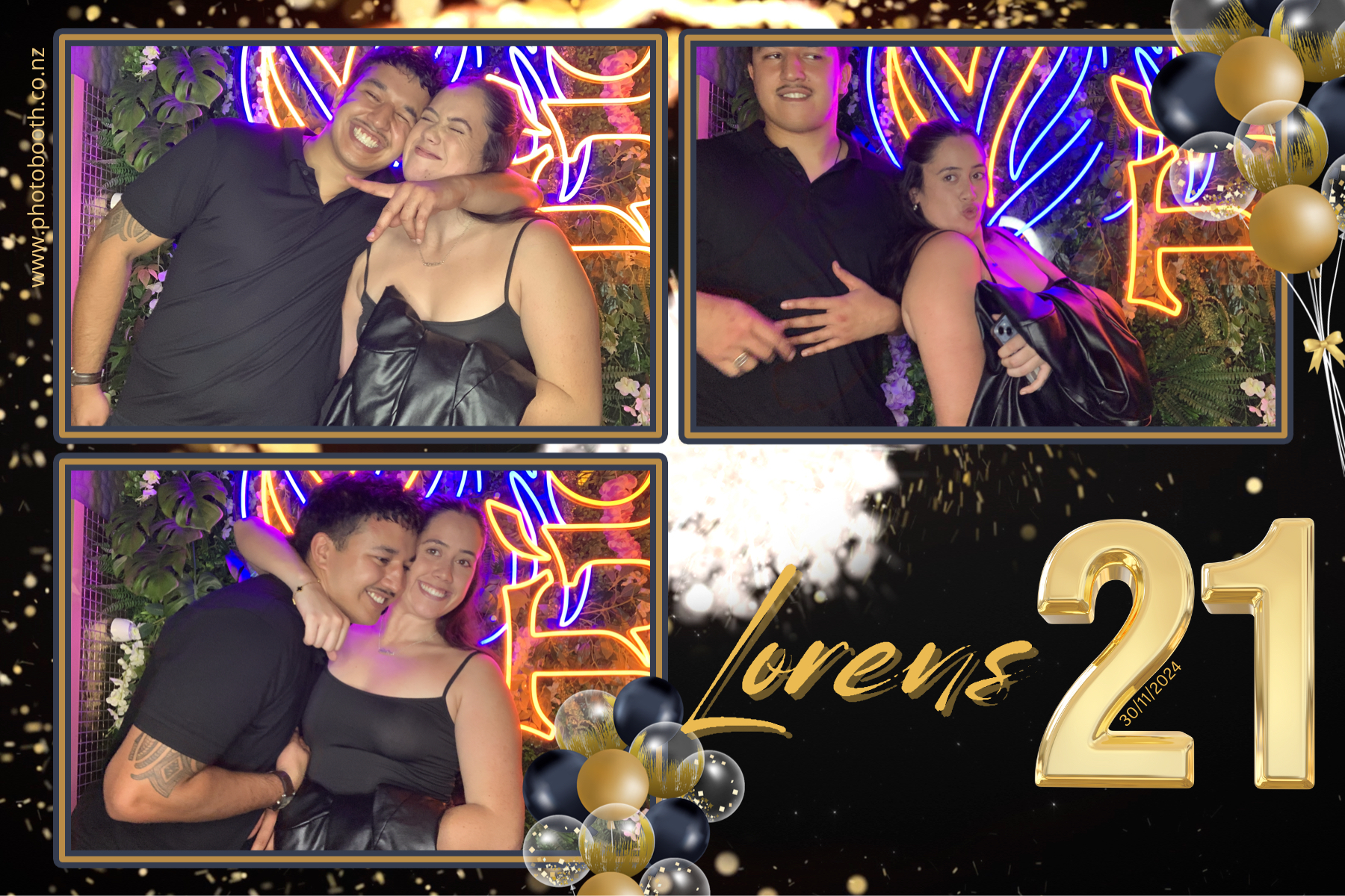 Lorens 21st | View more photos from the event at gallery.photobooth.co.nz/u/SelfieCentral/Lorens-21st