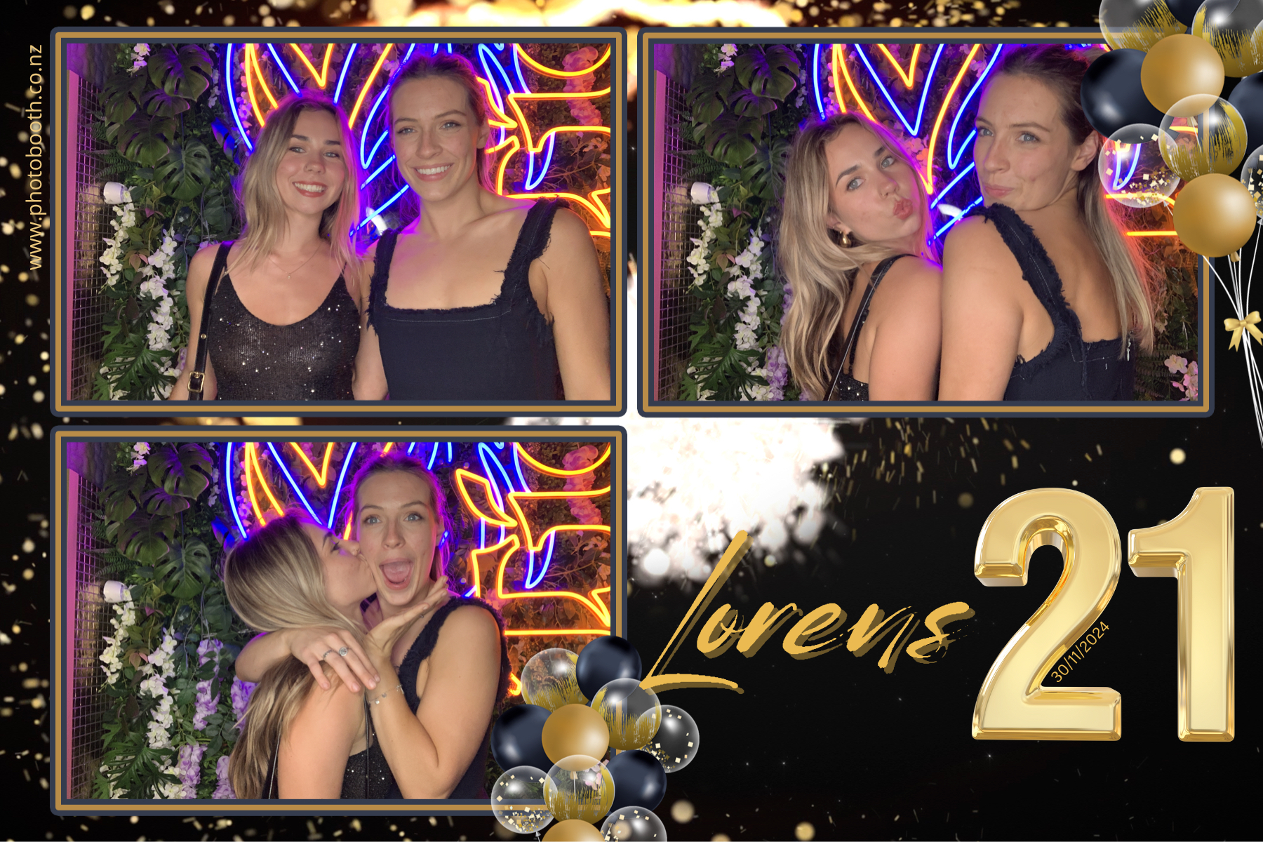 Lorens 21st | View more photos from the event at gallery.photobooth.co.nz/u/SelfieCentral/Lorens-21st