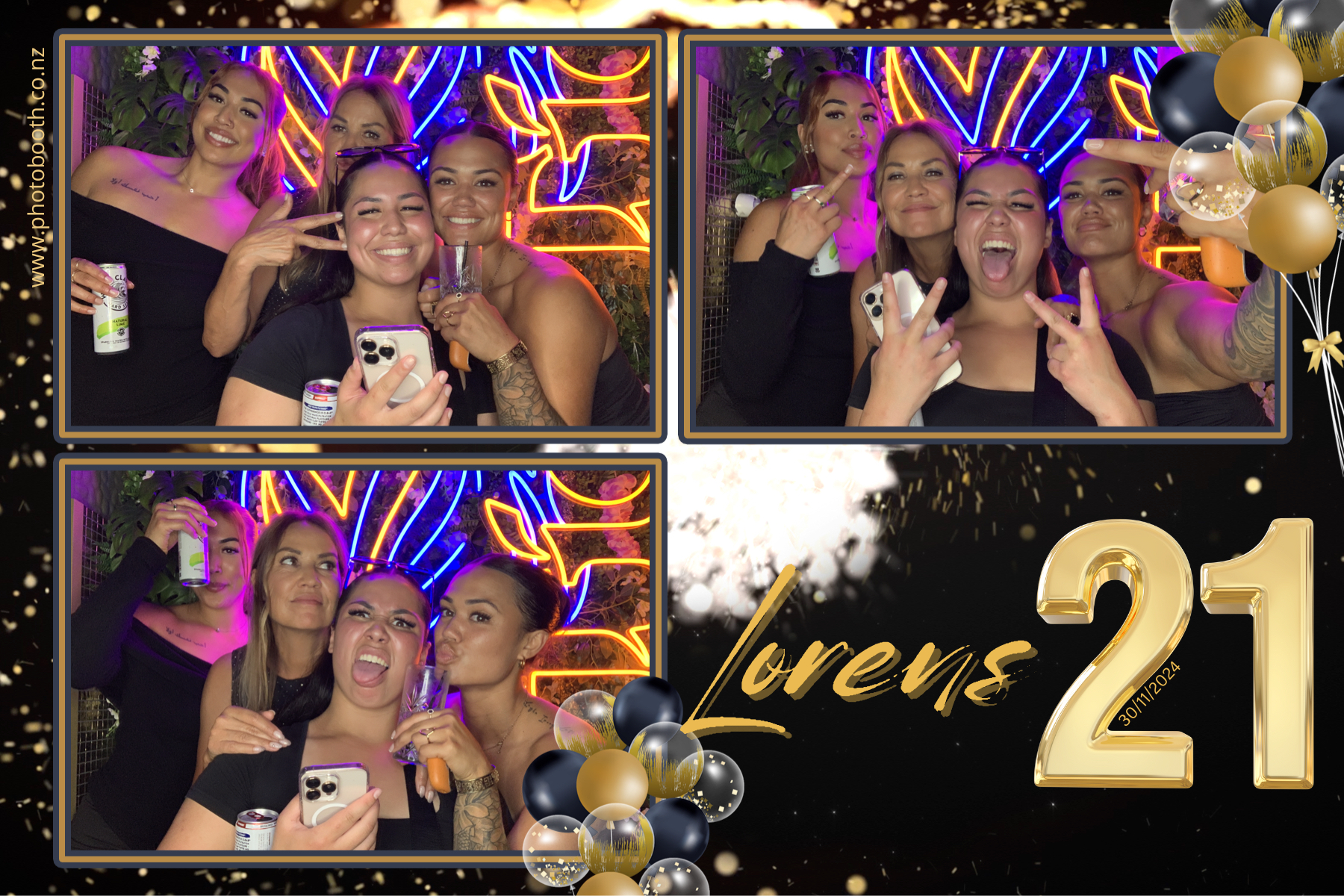 Lorens 21st | View more photos from the event at gallery.photobooth.co.nz/u/SelfieCentral/Lorens-21st