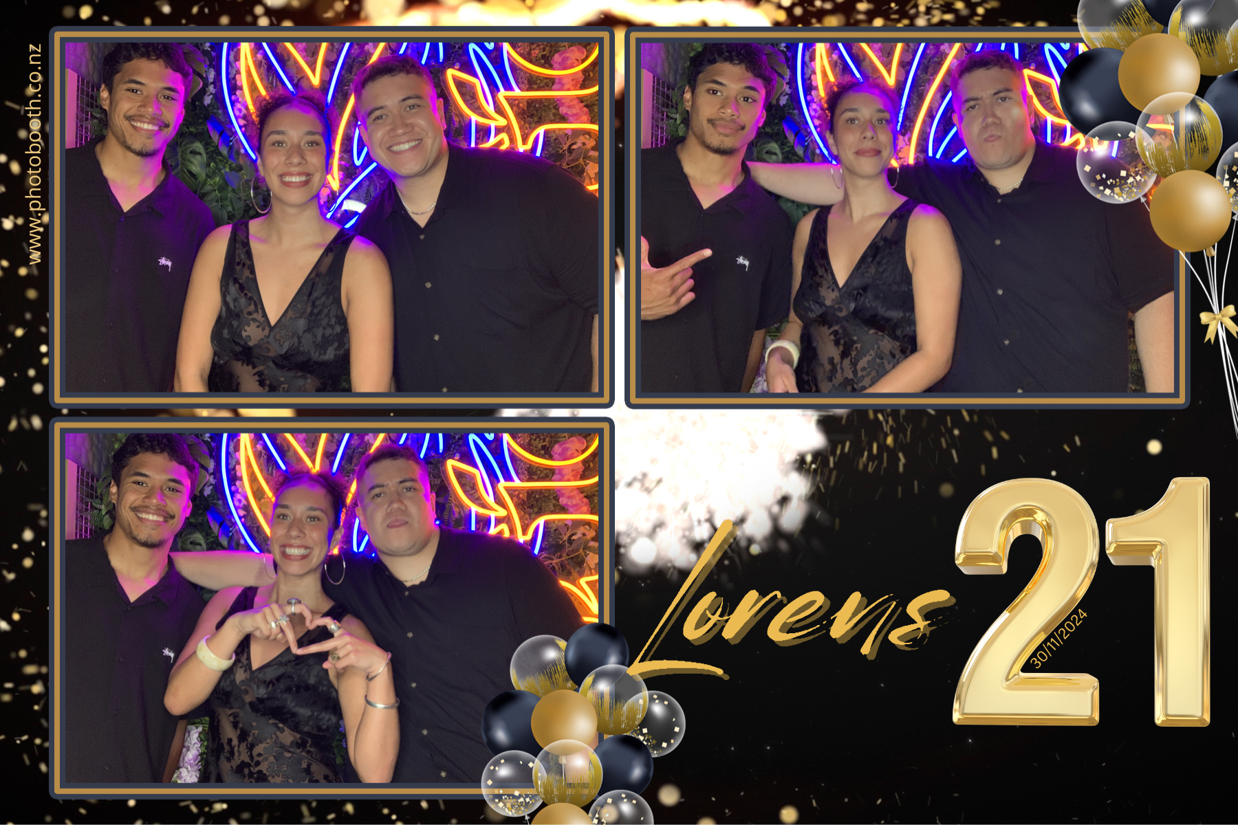Lorens 21st | View more photos from the event at gallery.photobooth.co.nz/u/SelfieCentral/Lorens-21st