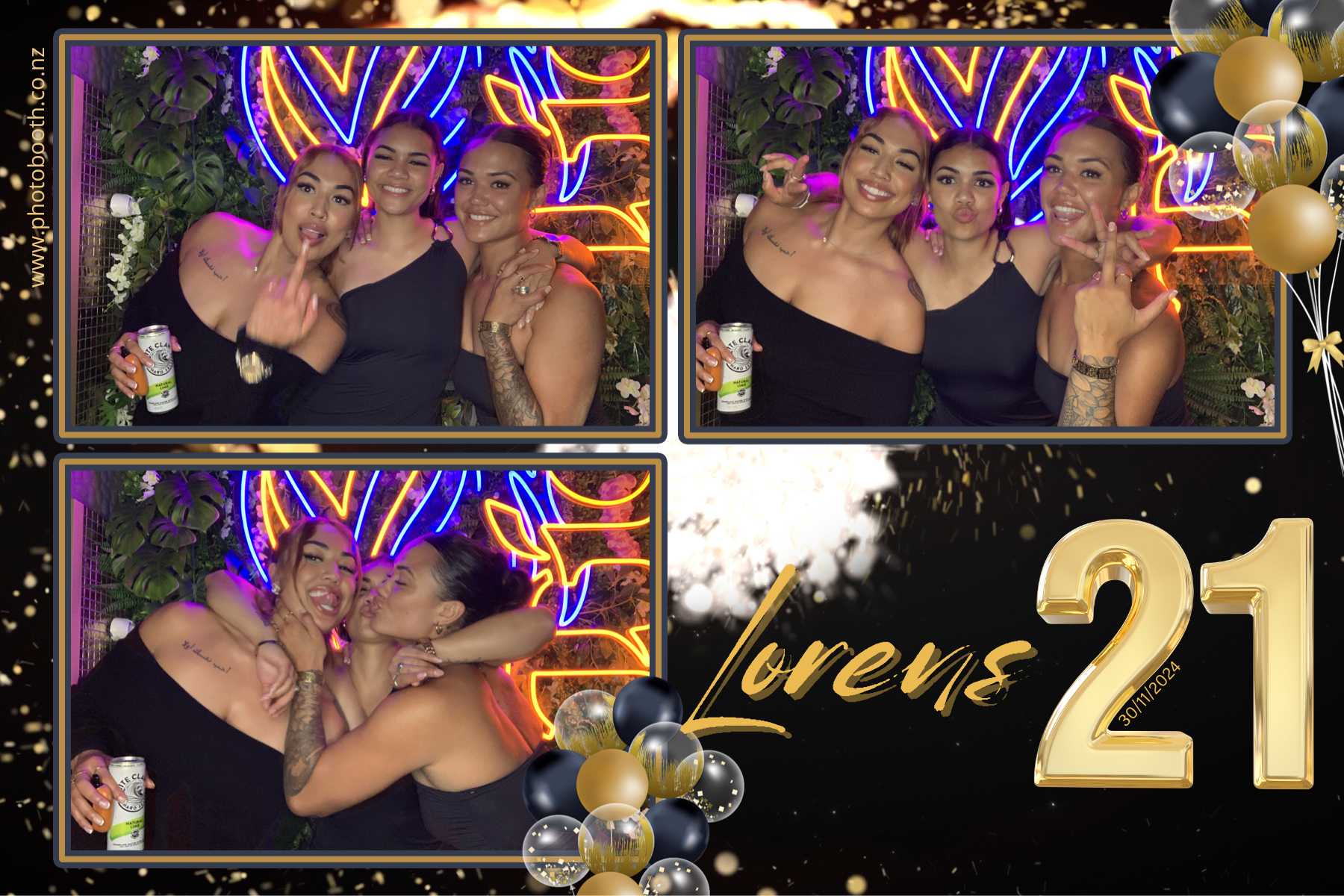 Lorens 21st | View more photos from the event at gallery.photobooth.co.nz/u/SelfieCentral/Lorens-21st