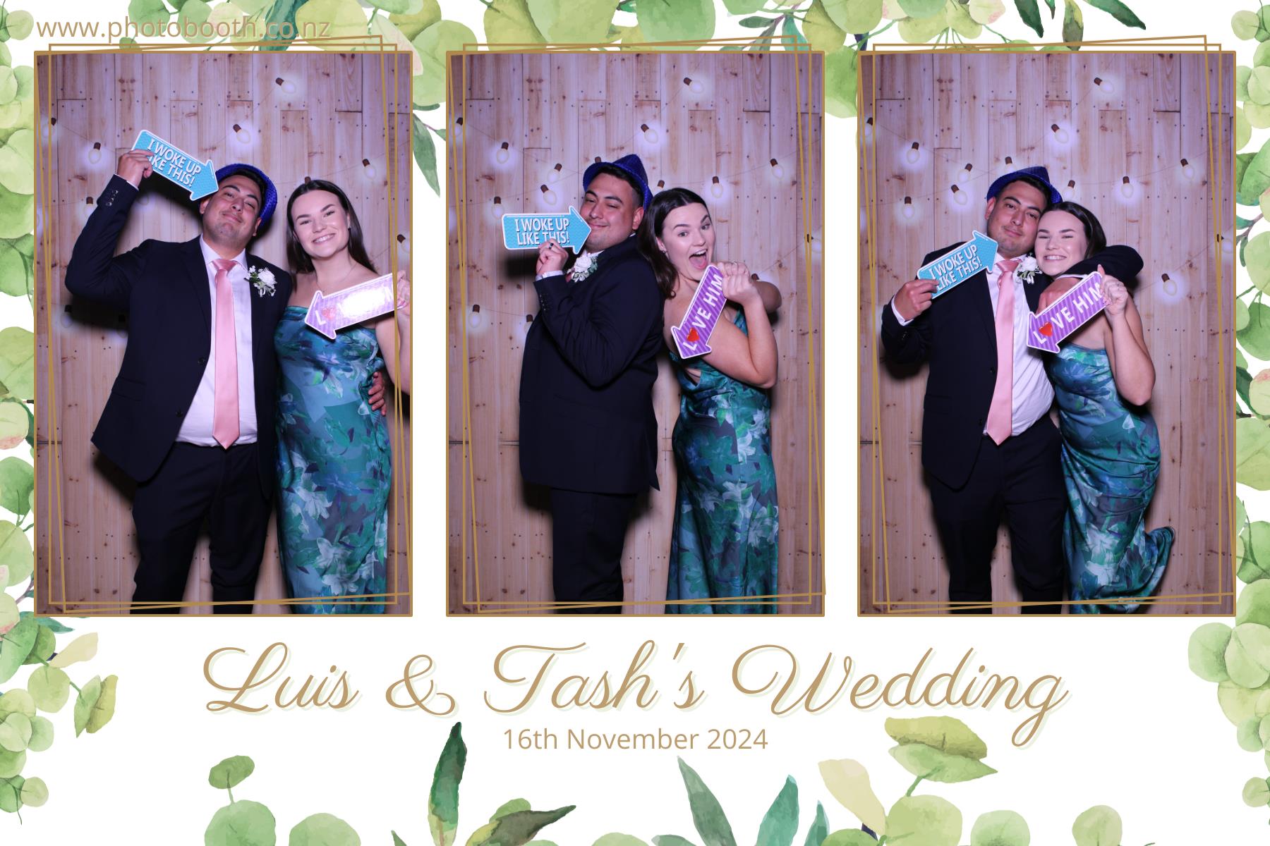 Luis and Tash's Wedding | View more photos from the event at gallery.photobooth.co.nz/u/SelfieCentral/Luis-and-Tashs-Wedding