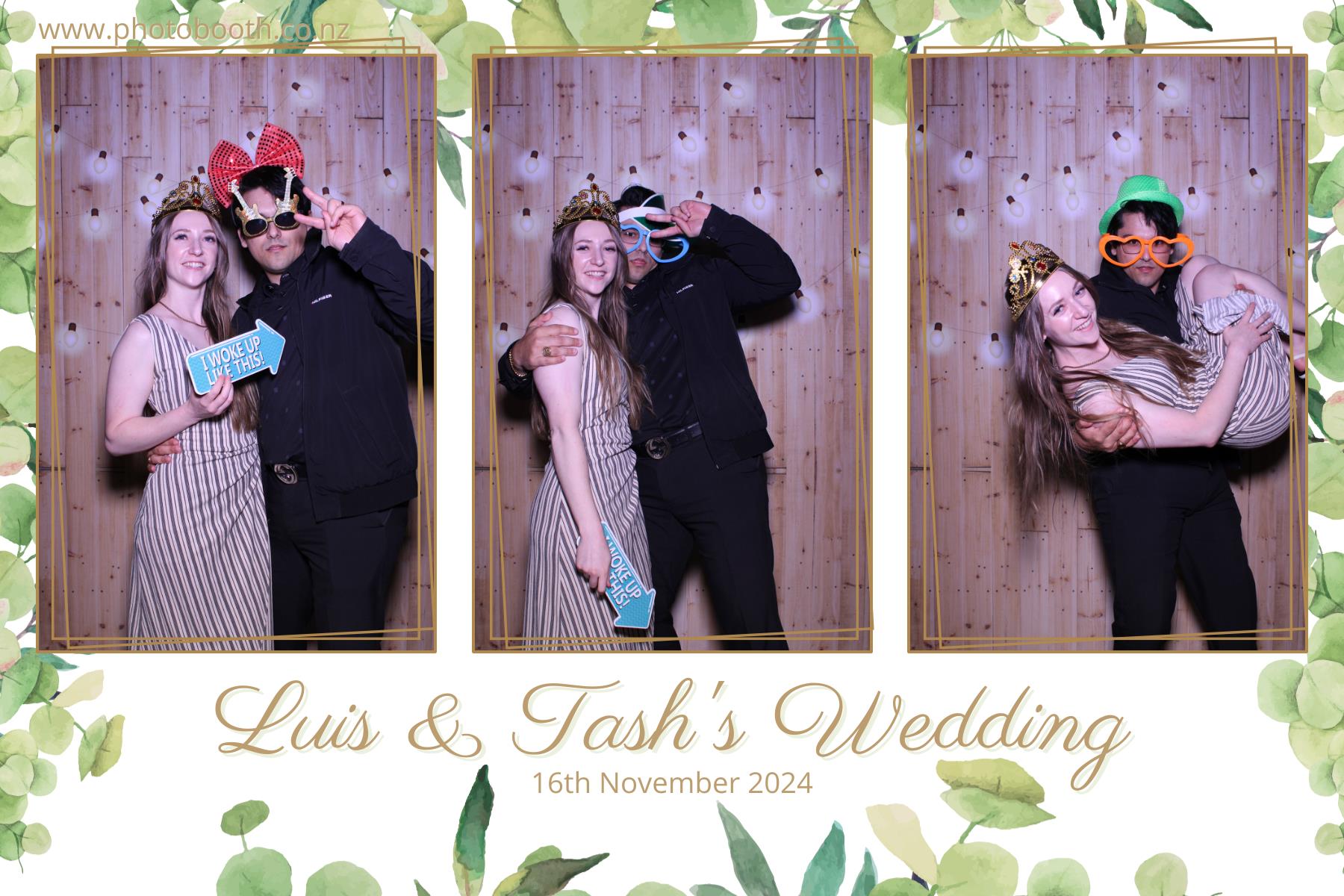 Luis and Tash's Wedding | View more photos from the event at gallery.photobooth.co.nz/u/SelfieCentral/Luis-and-Tashs-Wedding