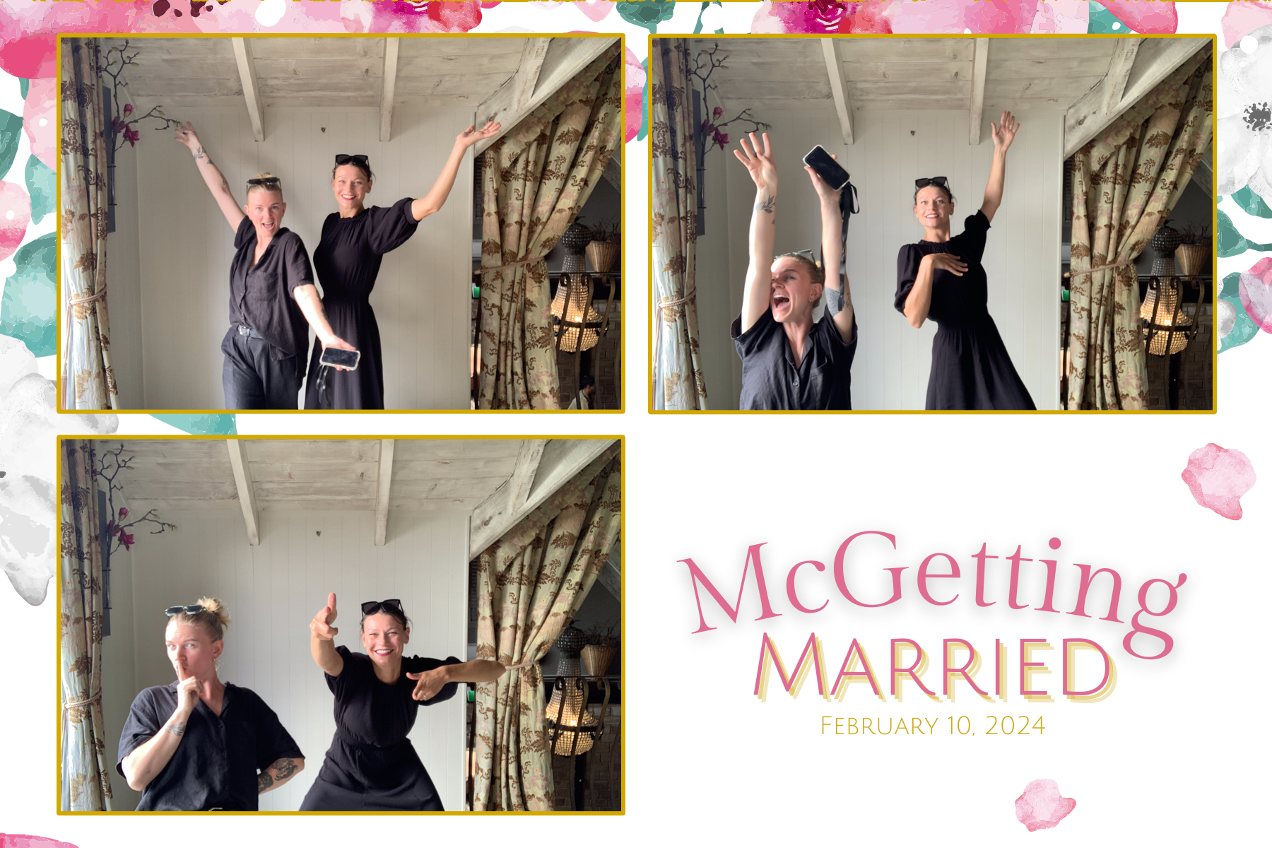 McGetting Married | View more photos from the event at gallery.photobooth.co.nz/u/SelfieCentral/McGetting-Married