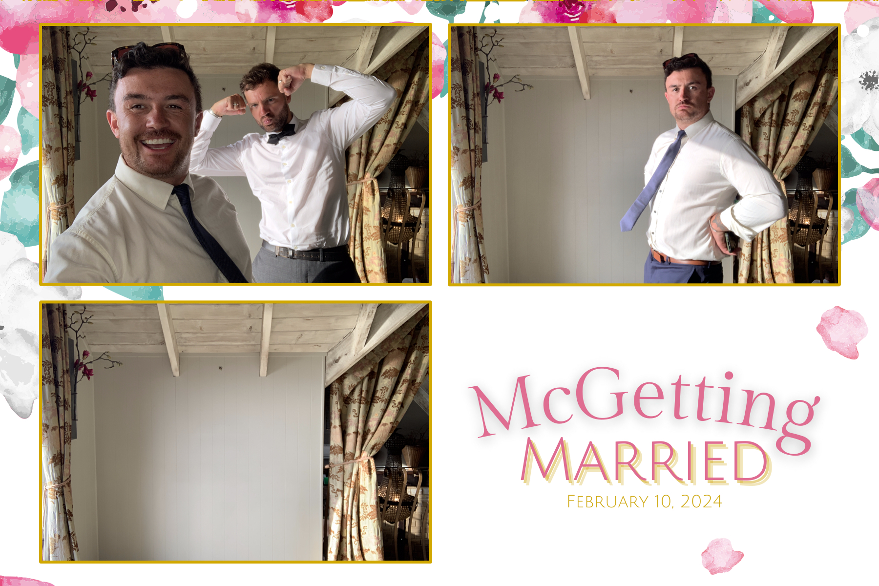 McGetting Married | View more photos from the event at gallery.photobooth.co.nz/u/SelfieCentral/McGetting-Married
