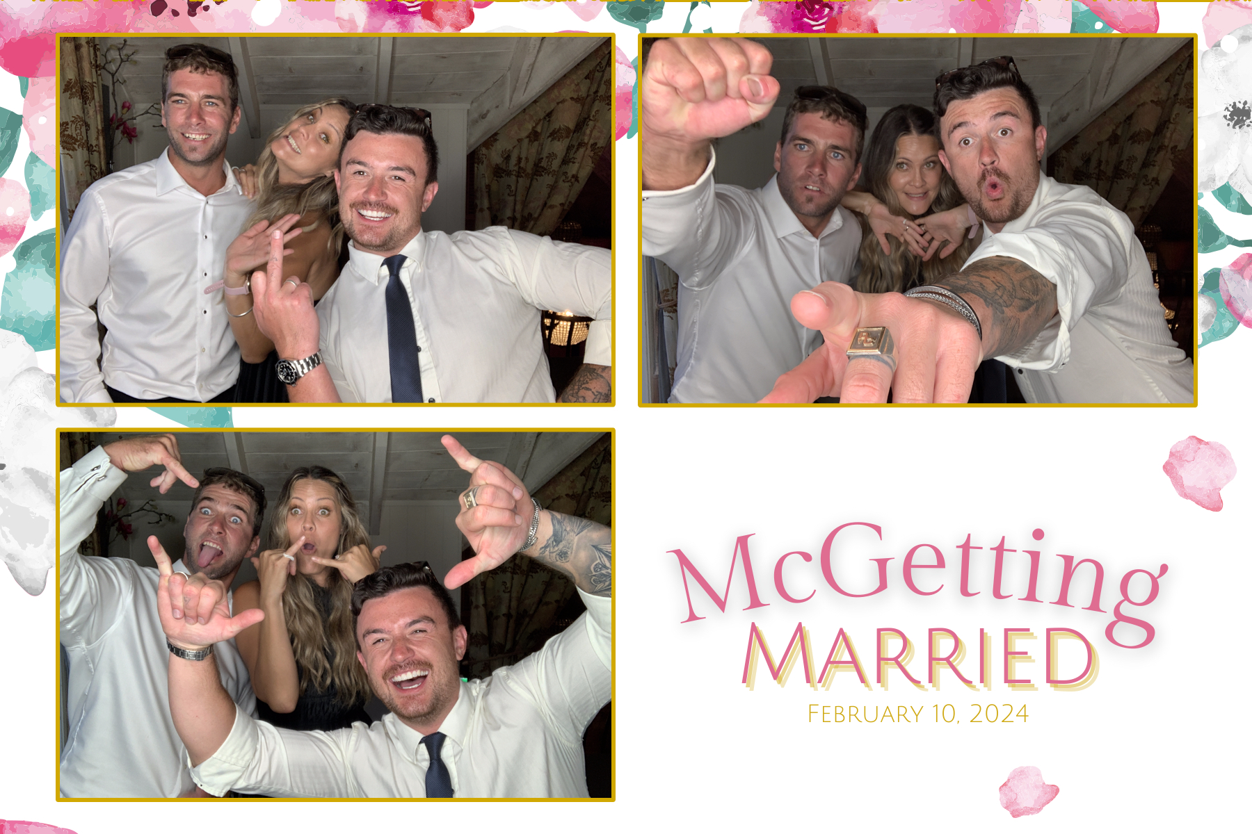 McGetting Married | View more photos from the event at gallery.photobooth.co.nz/u/SelfieCentral/McGetting-Married