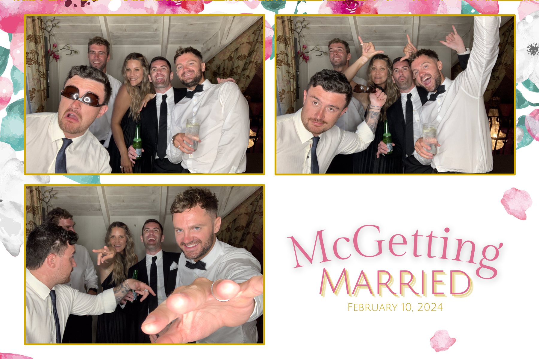 McGetting Married | View more photos from the event at gallery.photobooth.co.nz/u/SelfieCentral/McGetting-Married