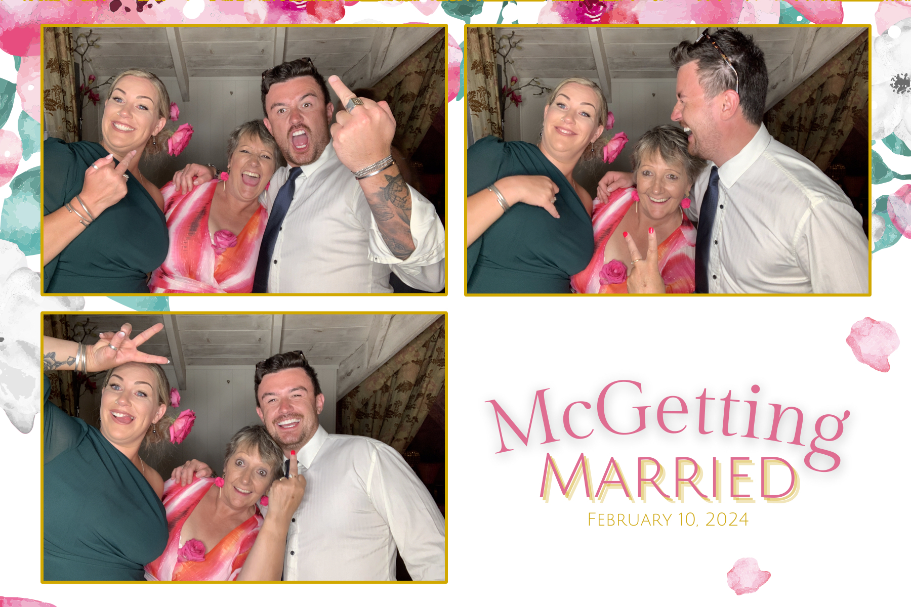 McGetting Married | View more photos from the event at gallery.photobooth.co.nz/u/SelfieCentral/McGetting-Married