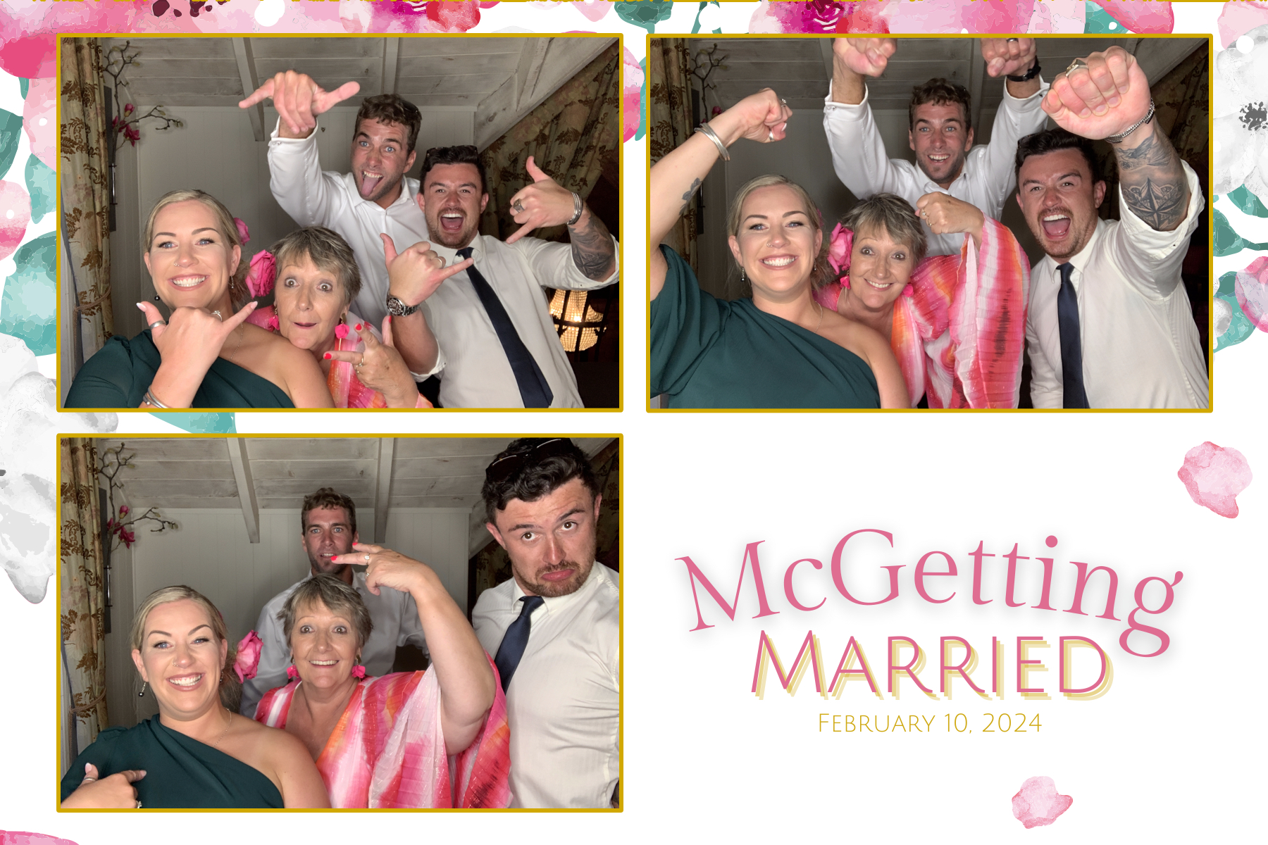 McGetting Married | View more photos from the event at gallery.photobooth.co.nz/u/SelfieCentral/McGetting-Married