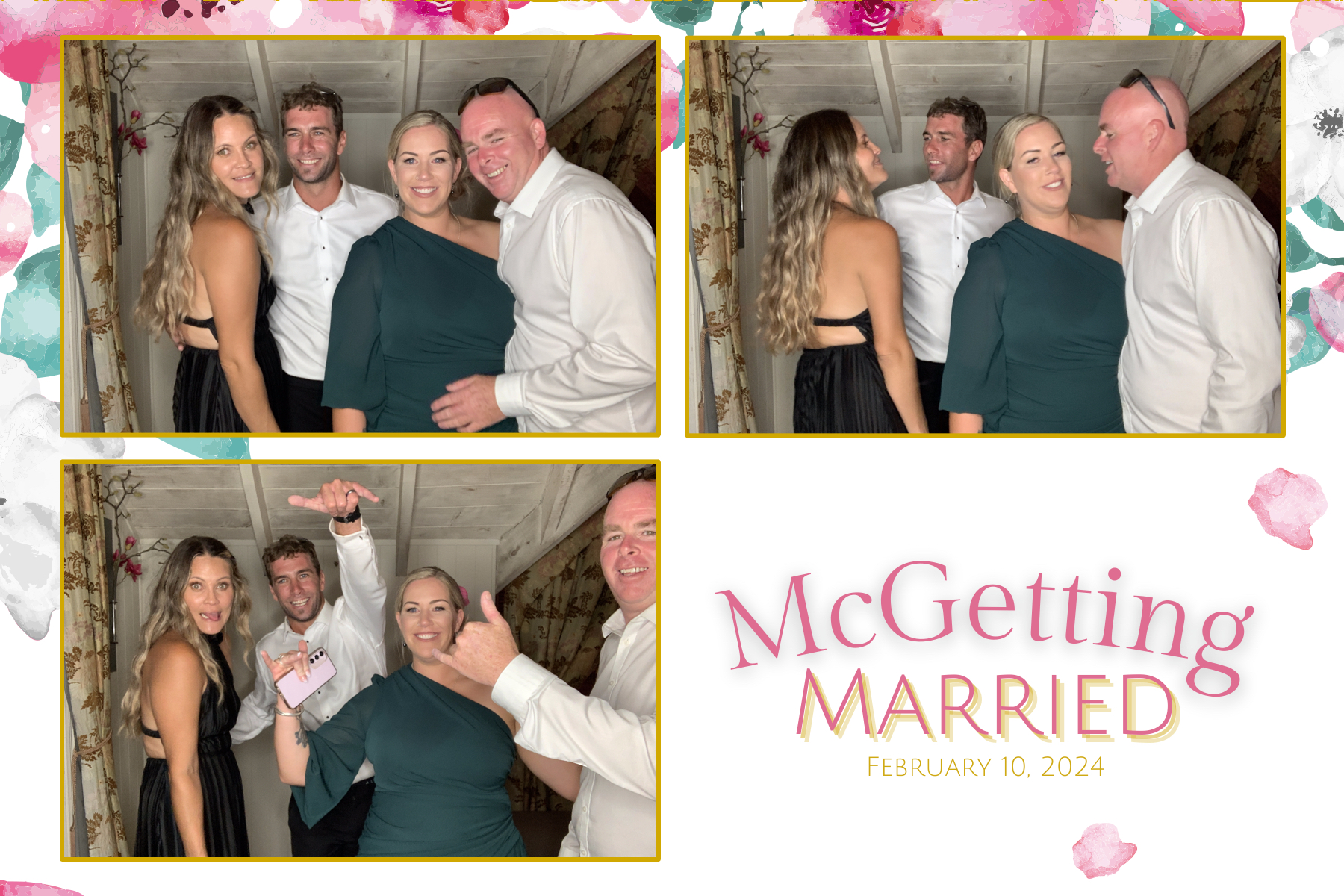 McGetting Married | View more photos from the event at gallery.photobooth.co.nz/u/SelfieCentral/McGetting-Married