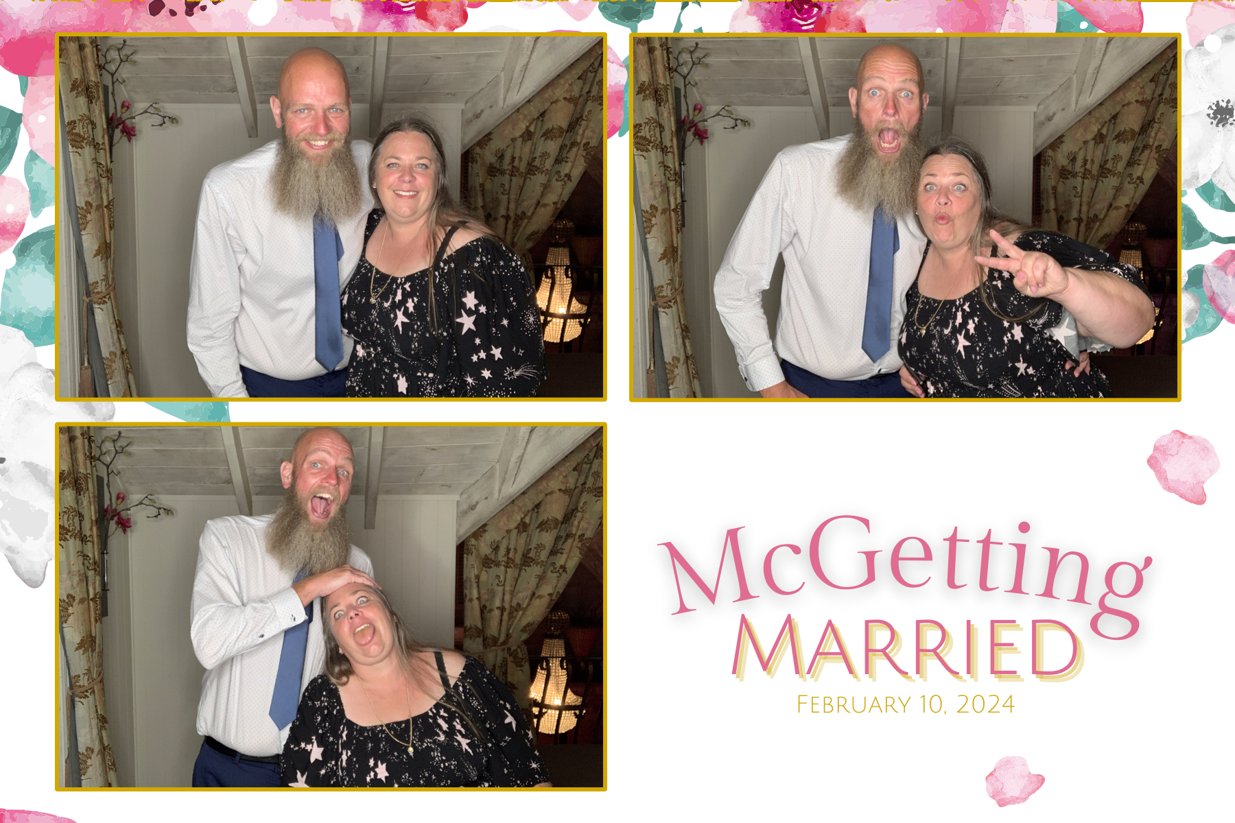 McGetting Married | View more photos from the event at gallery.photobooth.co.nz/u/SelfieCentral/McGetting-Married