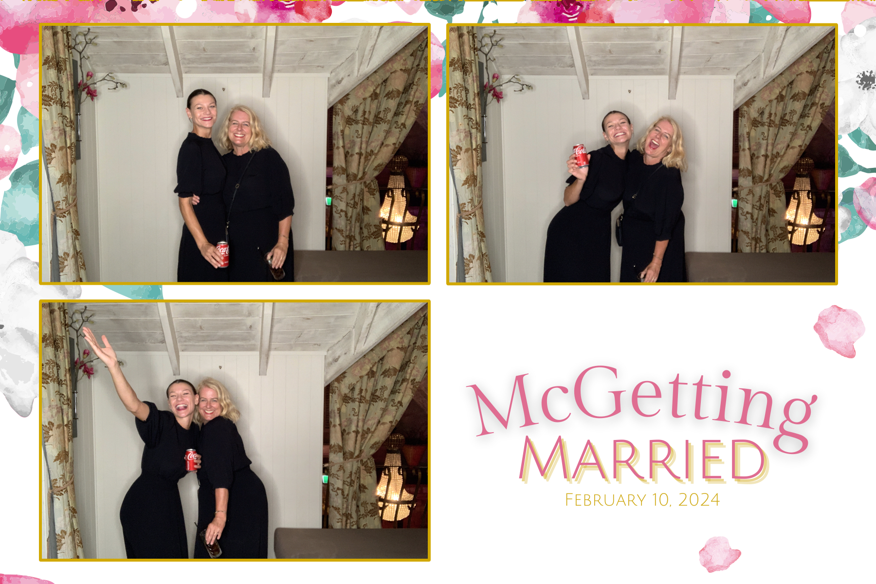 McGetting Married | View more photos from the event at gallery.photobooth.co.nz/u/SelfieCentral/McGetting-Married