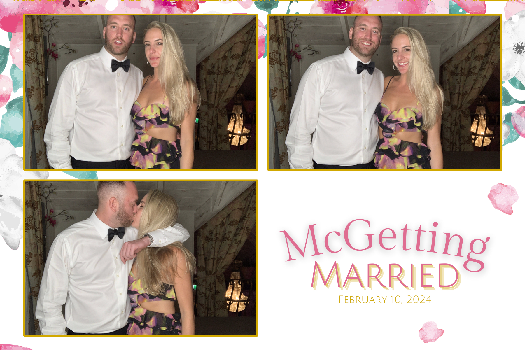 McGetting Married | View more photos from the event at gallery.photobooth.co.nz/u/SelfieCentral/McGetting-Married