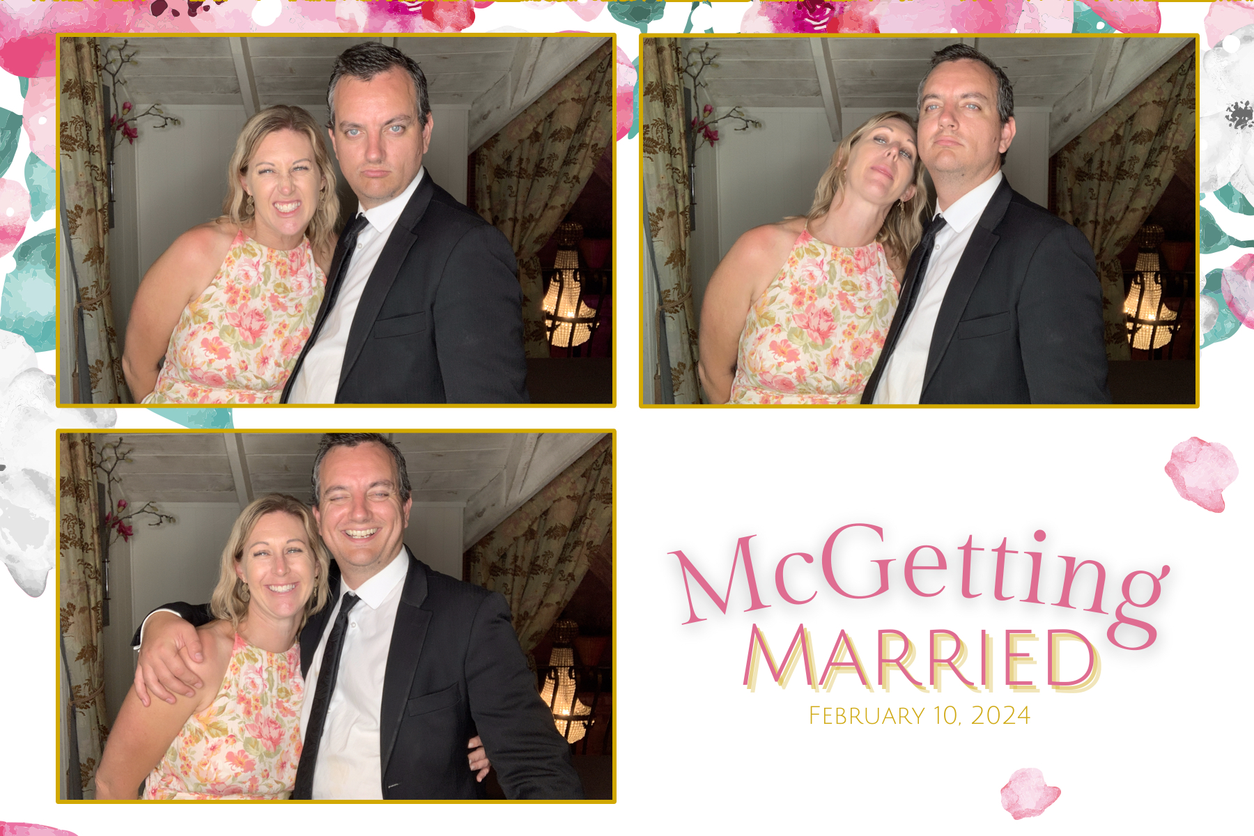 McGetting Married | View more photos from the event at gallery.photobooth.co.nz/u/SelfieCentral/McGetting-Married