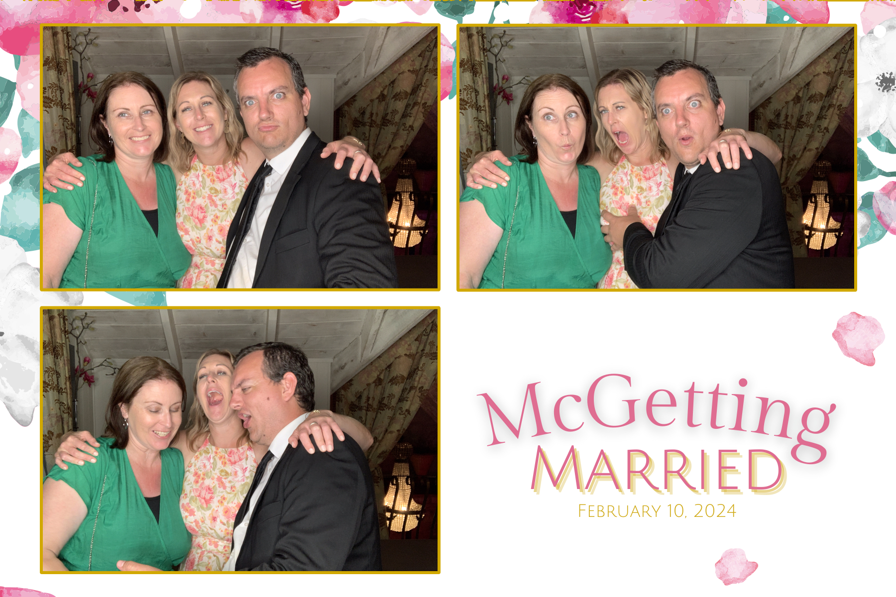 McGetting Married | View more photos from the event at gallery.photobooth.co.nz/u/SelfieCentral/McGetting-Married