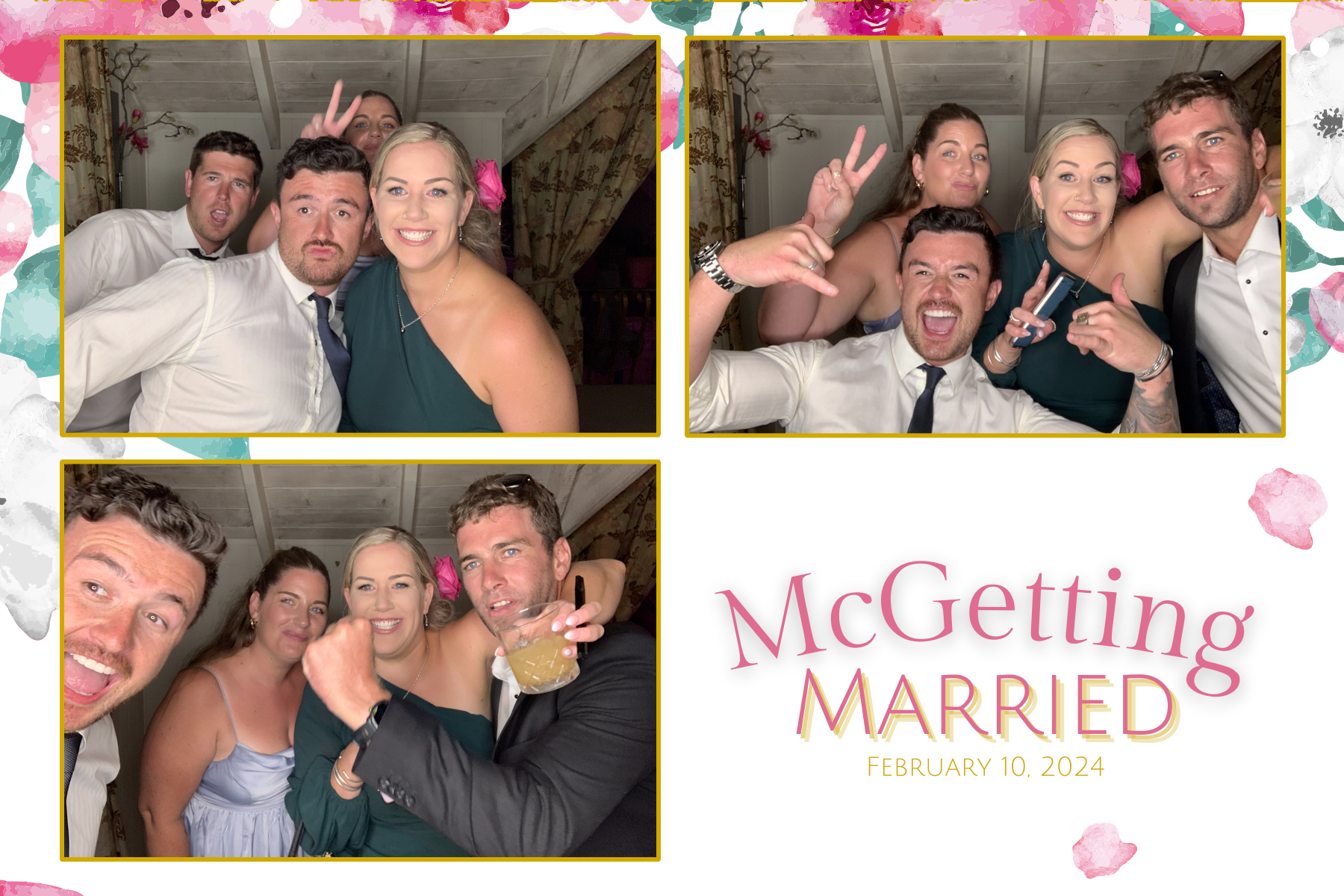 McGetting Married | View more photos from the event at gallery.photobooth.co.nz/u/SelfieCentral/McGetting-Married