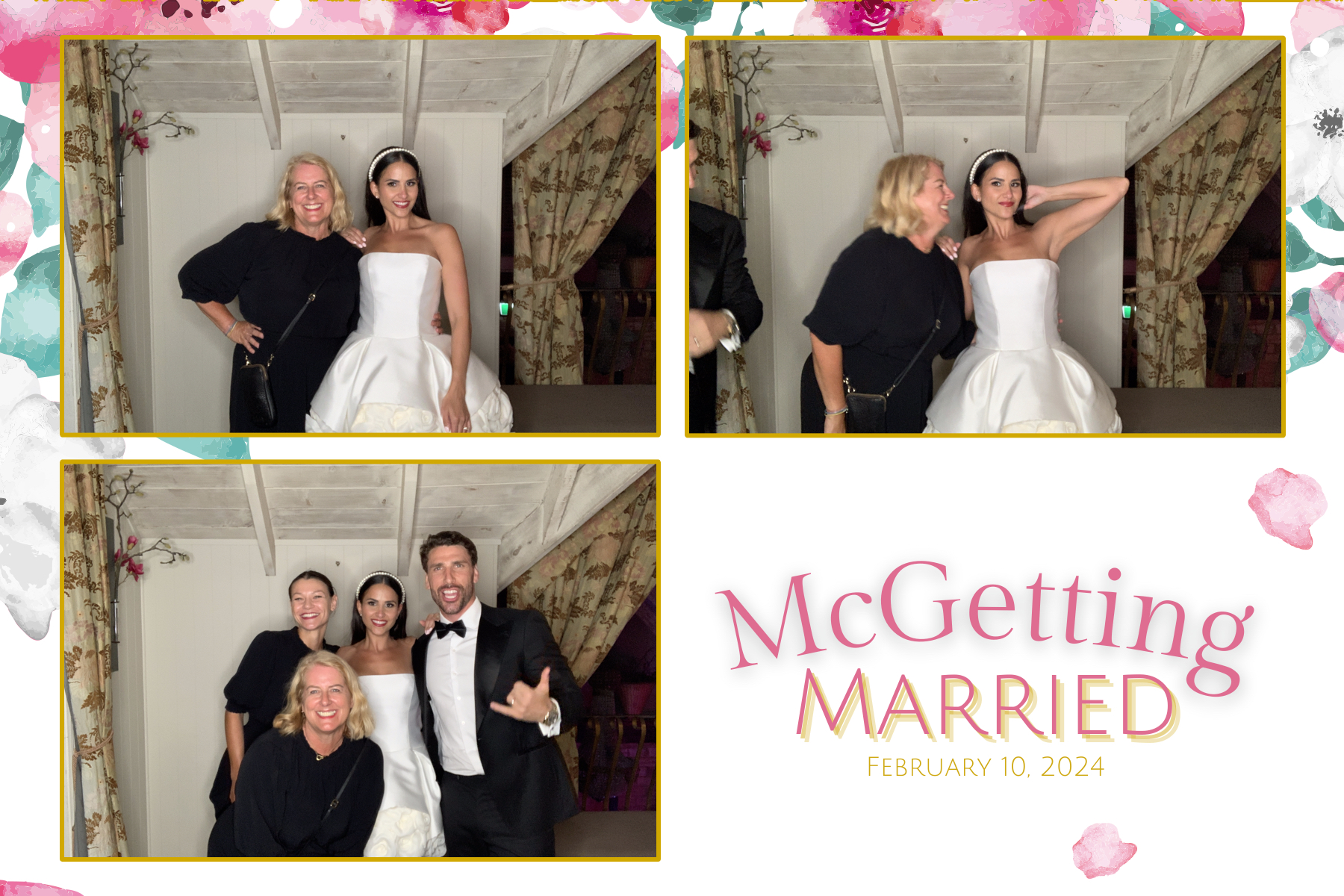 McGetting Married | View more photos from the event at gallery.photobooth.co.nz/u/SelfieCentral/McGetting-Married