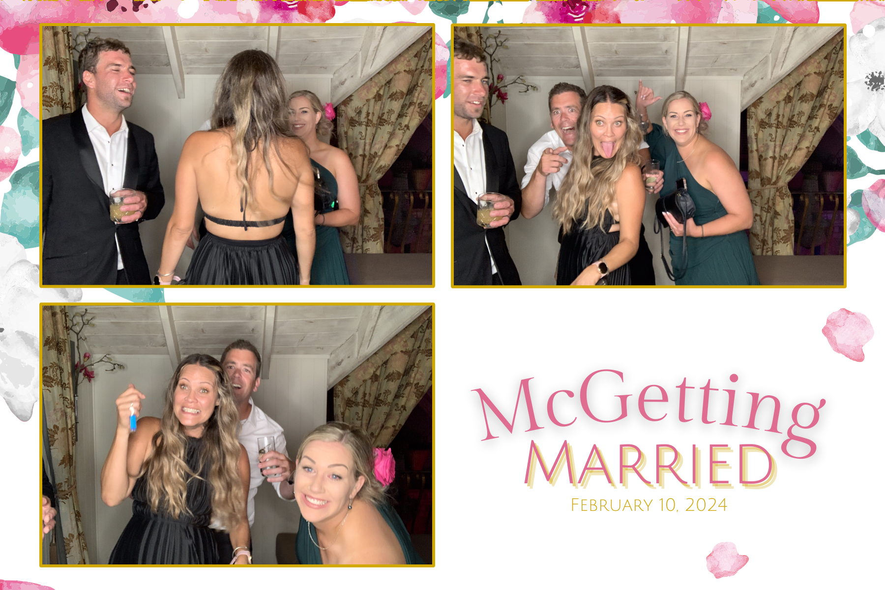 McGetting Married | View more photos from the event at gallery.photobooth.co.nz/u/SelfieCentral/McGetting-Married