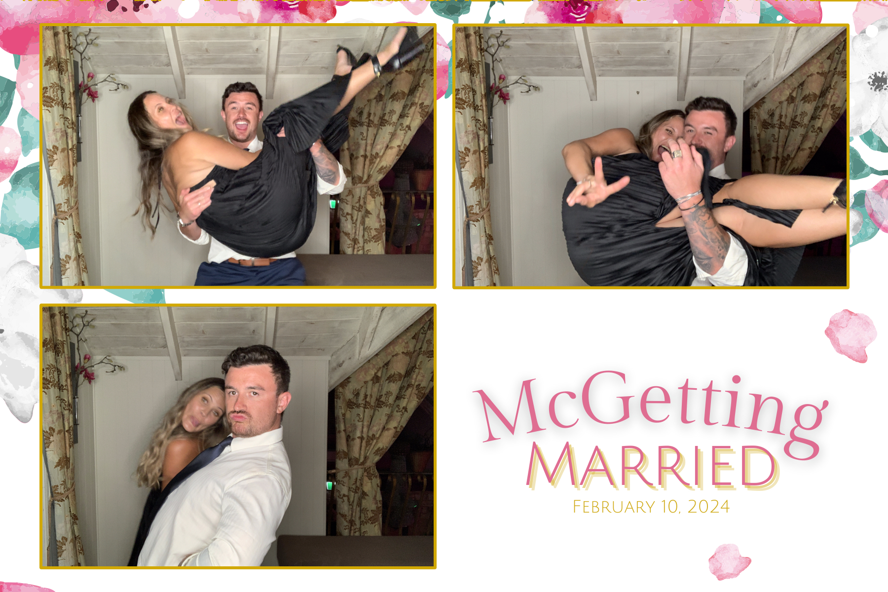 McGetting Married | View more photos from the event at gallery.photobooth.co.nz/u/SelfieCentral/McGetting-Married