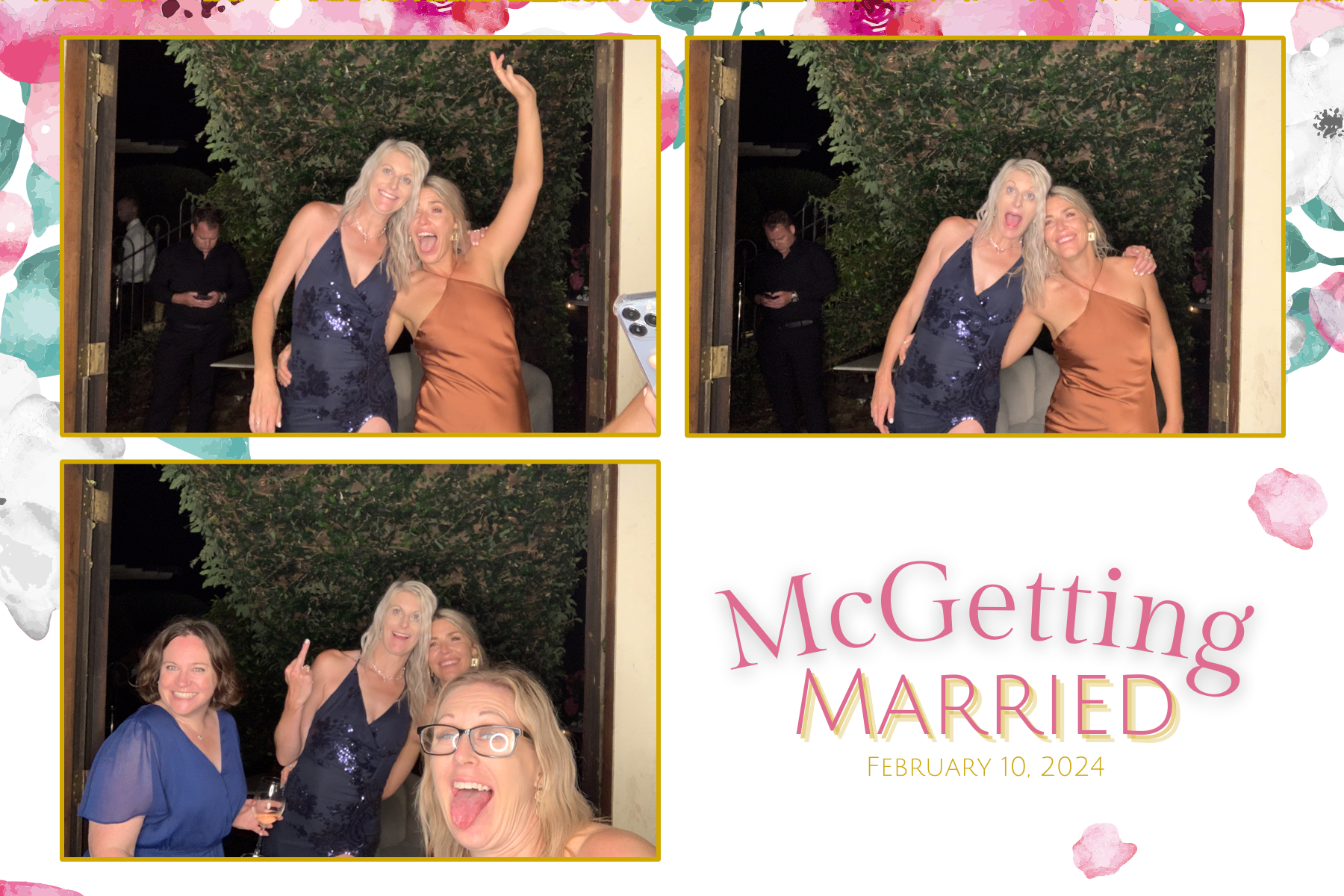 McGetting Married | View more photos from the event at gallery.photobooth.co.nz/u/SelfieCentral/McGetting-Married