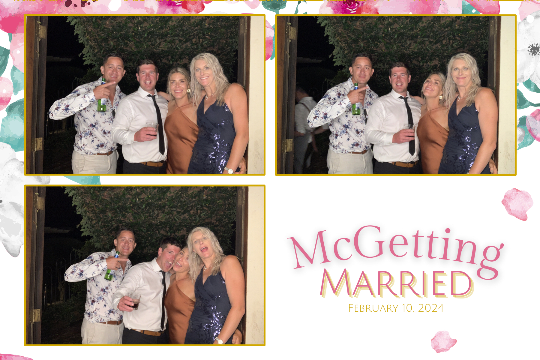 McGetting Married | View more photos from the event at gallery.photobooth.co.nz/u/SelfieCentral/McGetting-Married