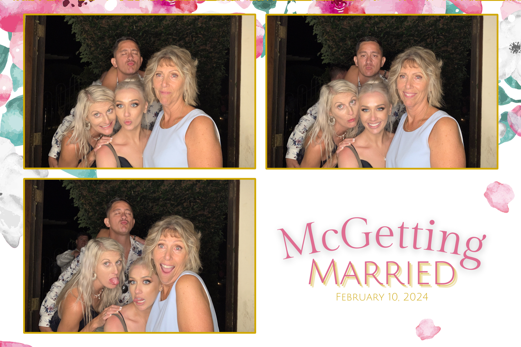 McGetting Married | View more photos from the event at gallery.photobooth.co.nz/u/SelfieCentral/McGetting-Married