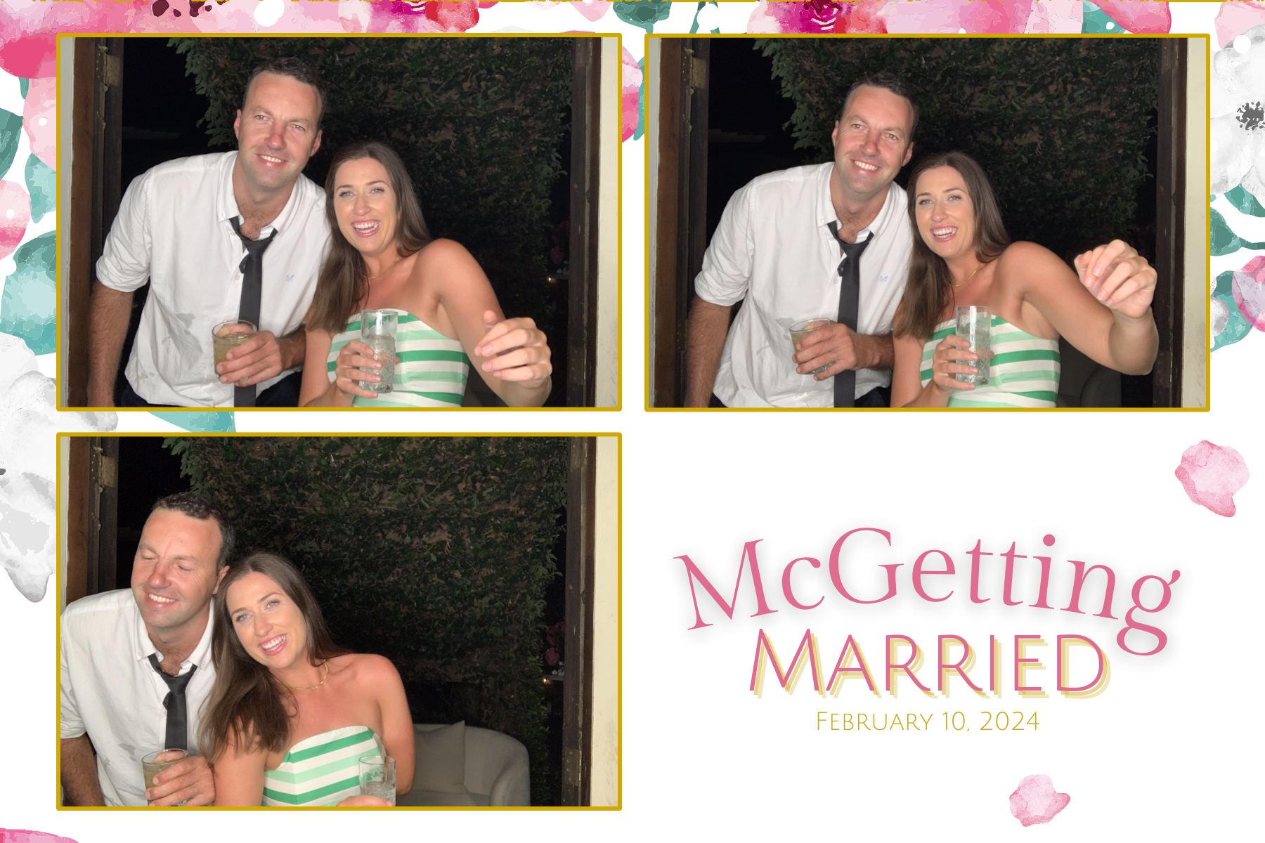McGetting Married | View more photos from the event at gallery.photobooth.co.nz/u/SelfieCentral/McGetting-Married