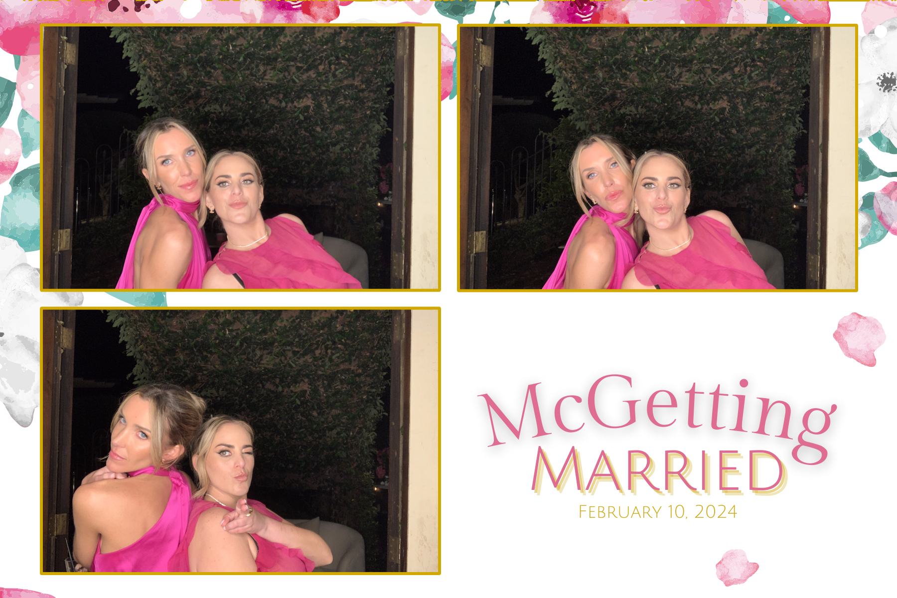 McGetting Married | View more photos from the event at gallery.photobooth.co.nz/u/SelfieCentral/McGetting-Married