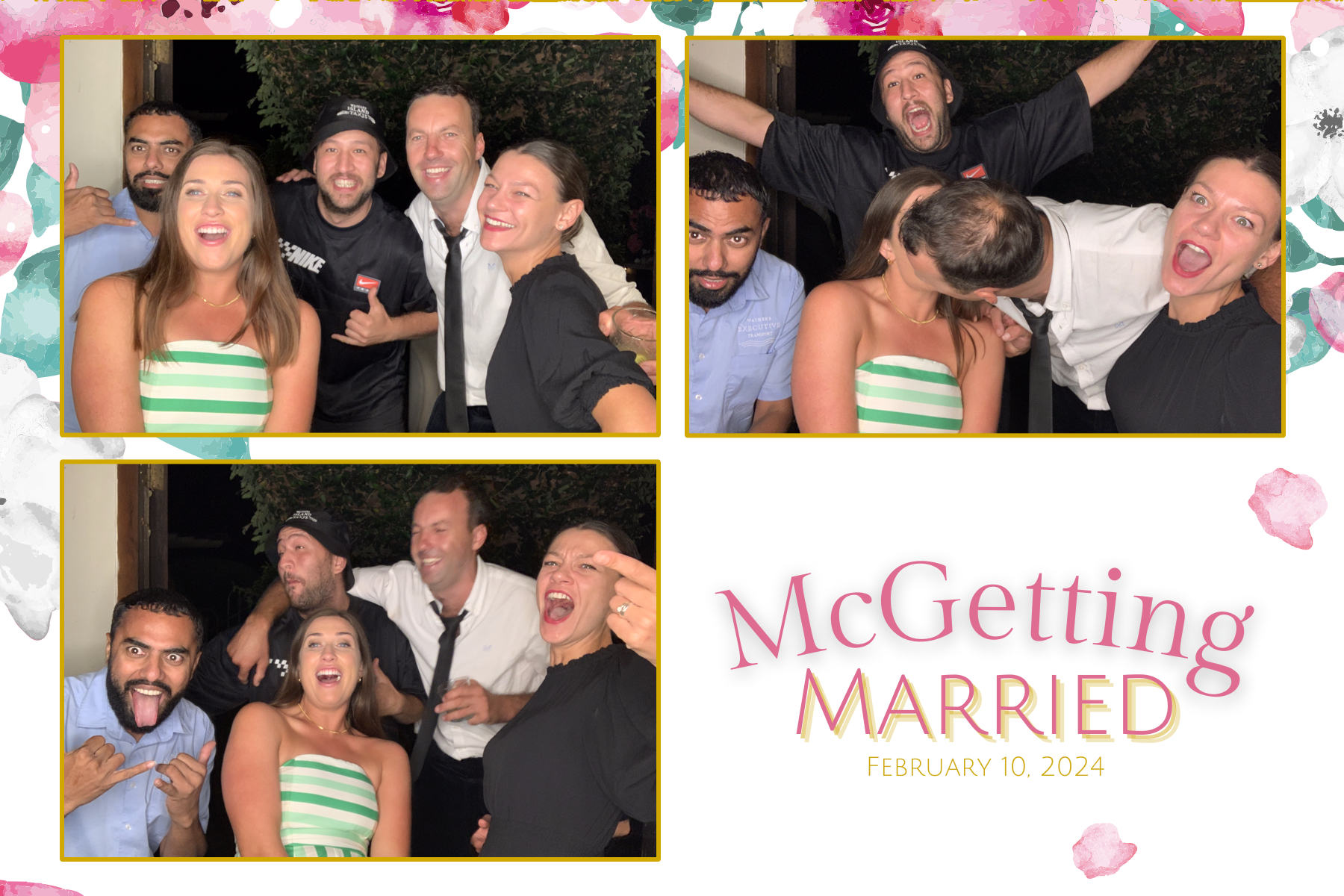 McGetting Married | View more photos from the event at gallery.photobooth.co.nz/u/SelfieCentral/McGetting-Married