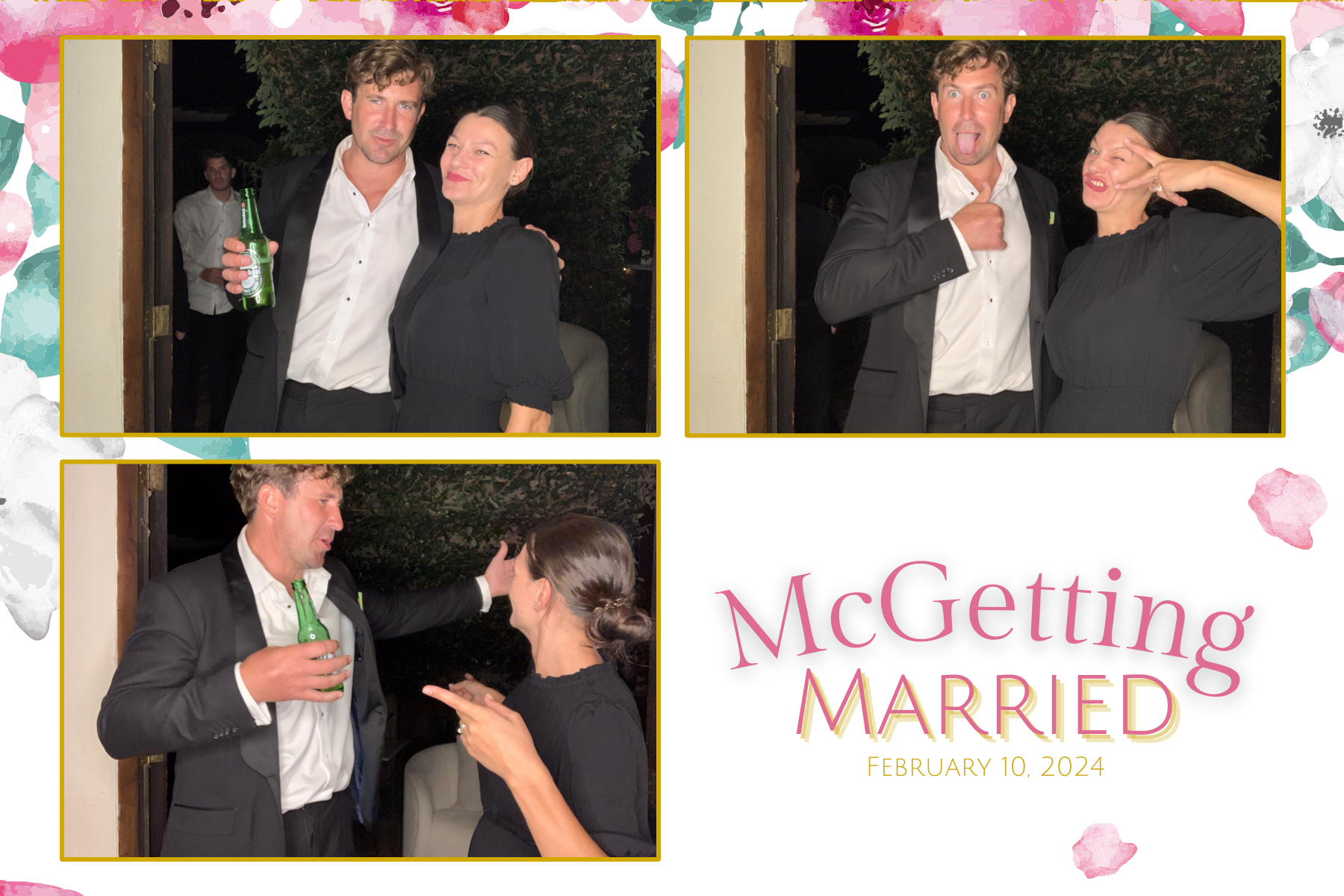McGetting Married | View more photos from the event at gallery.photobooth.co.nz/u/SelfieCentral/McGetting-Married