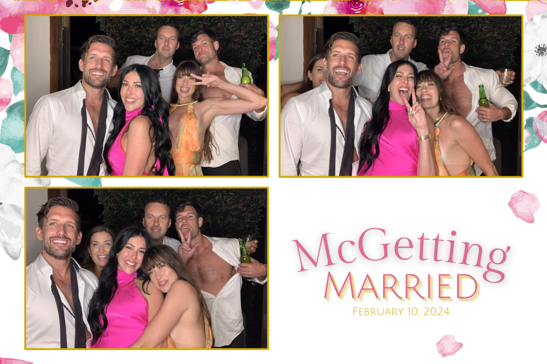 McGetting Married | View more photos from the event at gallery.photobooth.co.nz/u/SelfieCentral/McGetting-Married