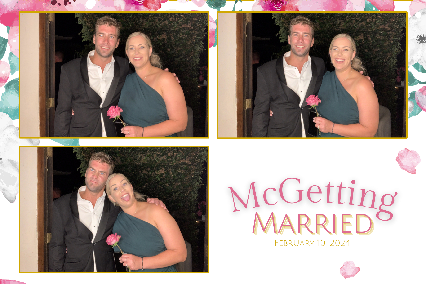 McGetting Married | View more photos from the event at gallery.photobooth.co.nz/u/SelfieCentral/McGetting-Married