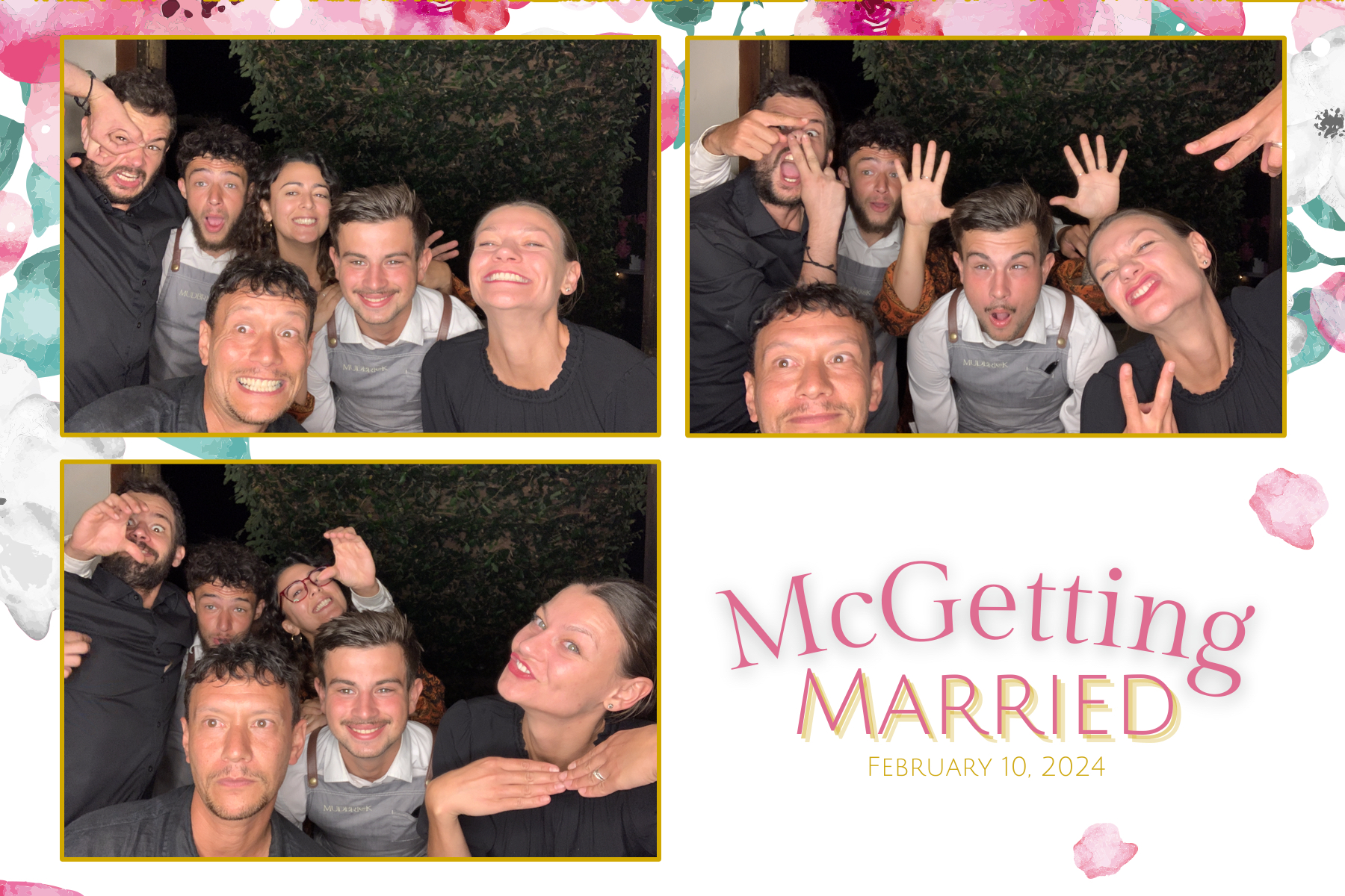 McGetting Married | View more photos from the event at gallery.photobooth.co.nz/u/SelfieCentral/McGetting-Married