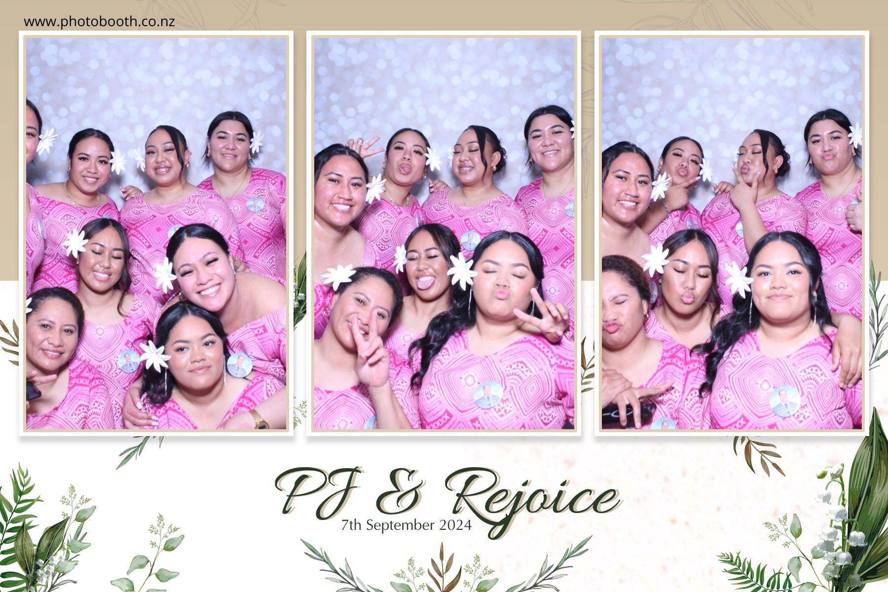 PJ & Rejoice's Wedding | View more photos from the event at gallery.photobooth.co.nz/u/SelfieCentral/PJ-Rejoices-Wedding