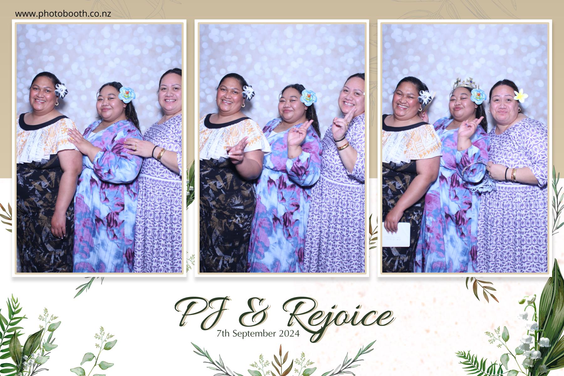 PJ & Rejoice's Wedding | View more photos from the event at gallery.photobooth.co.nz/u/SelfieCentral/PJ-Rejoices-Wedding