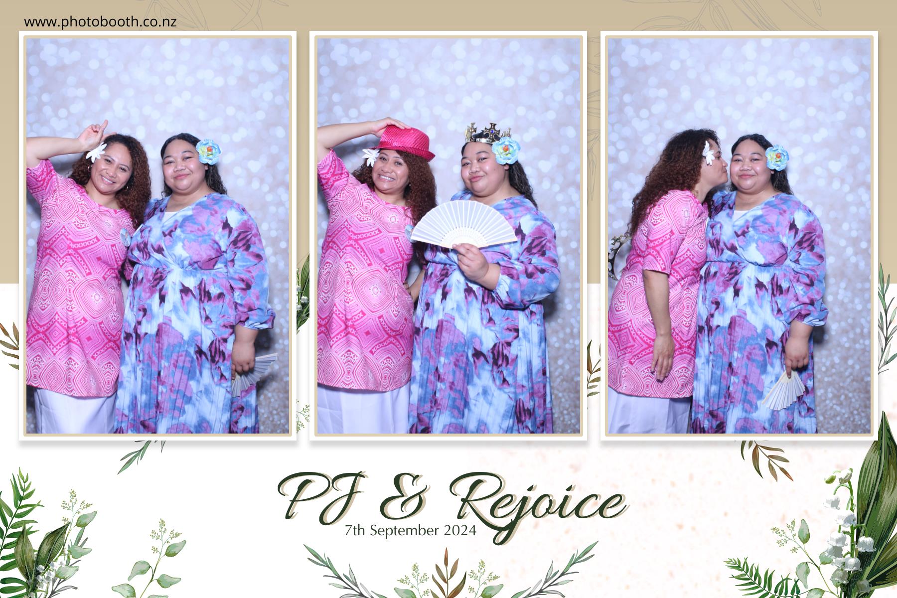 PJ & Rejoice's Wedding | View more photos from the event at gallery.photobooth.co.nz/u/SelfieCentral/PJ-Rejoices-Wedding