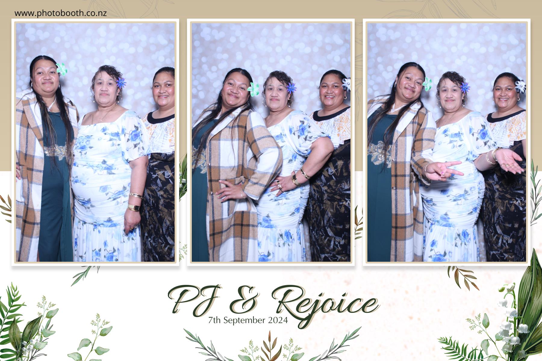 PJ & Rejoice's Wedding | View more photos from the event at gallery.photobooth.co.nz/u/SelfieCentral/PJ-Rejoices-Wedding